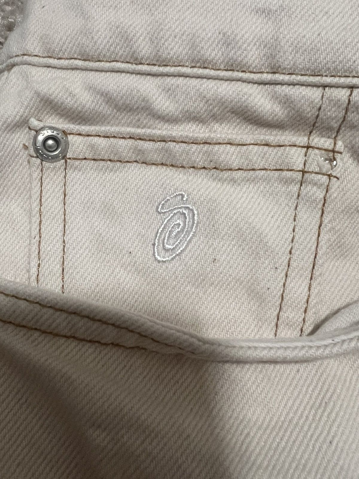 Stussy Stussy Classic Denim Jean Natural 32 Size US 32 / EU 48 - 2 Thumbnail