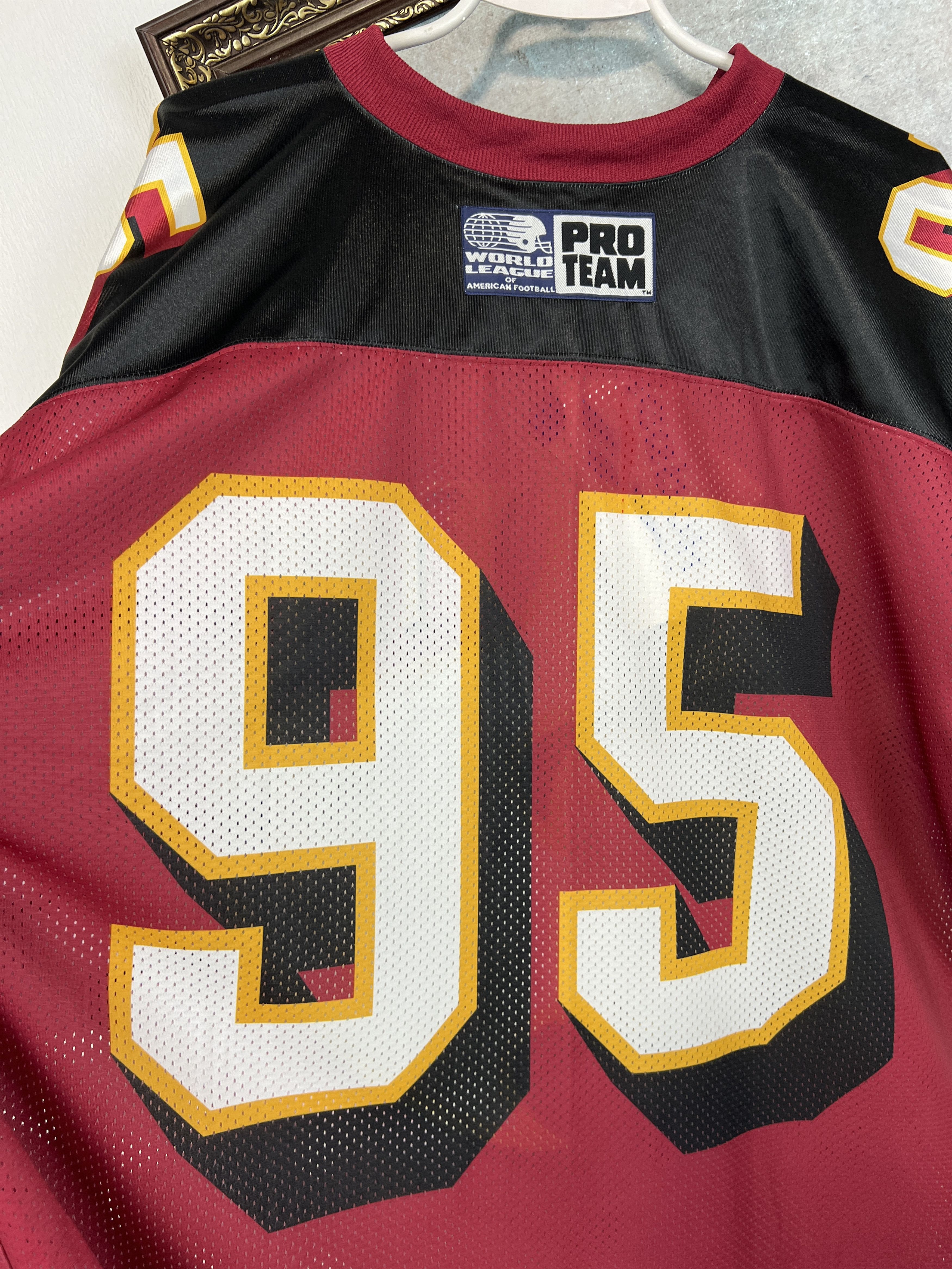 Reebok Rhein Fire World League WLF NFL Football Jersey Shirt Size US XXL / EU 58 / 5 - 11 Thumbnail
