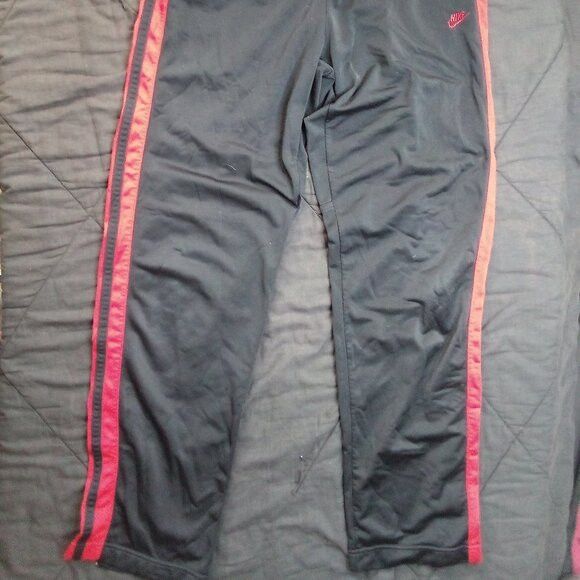 Nike × Vintage Vintage Y2K Nike Striped Sweat Pants Joggers Trainers Size US 30 / EU 46 - 3 Thumbnail