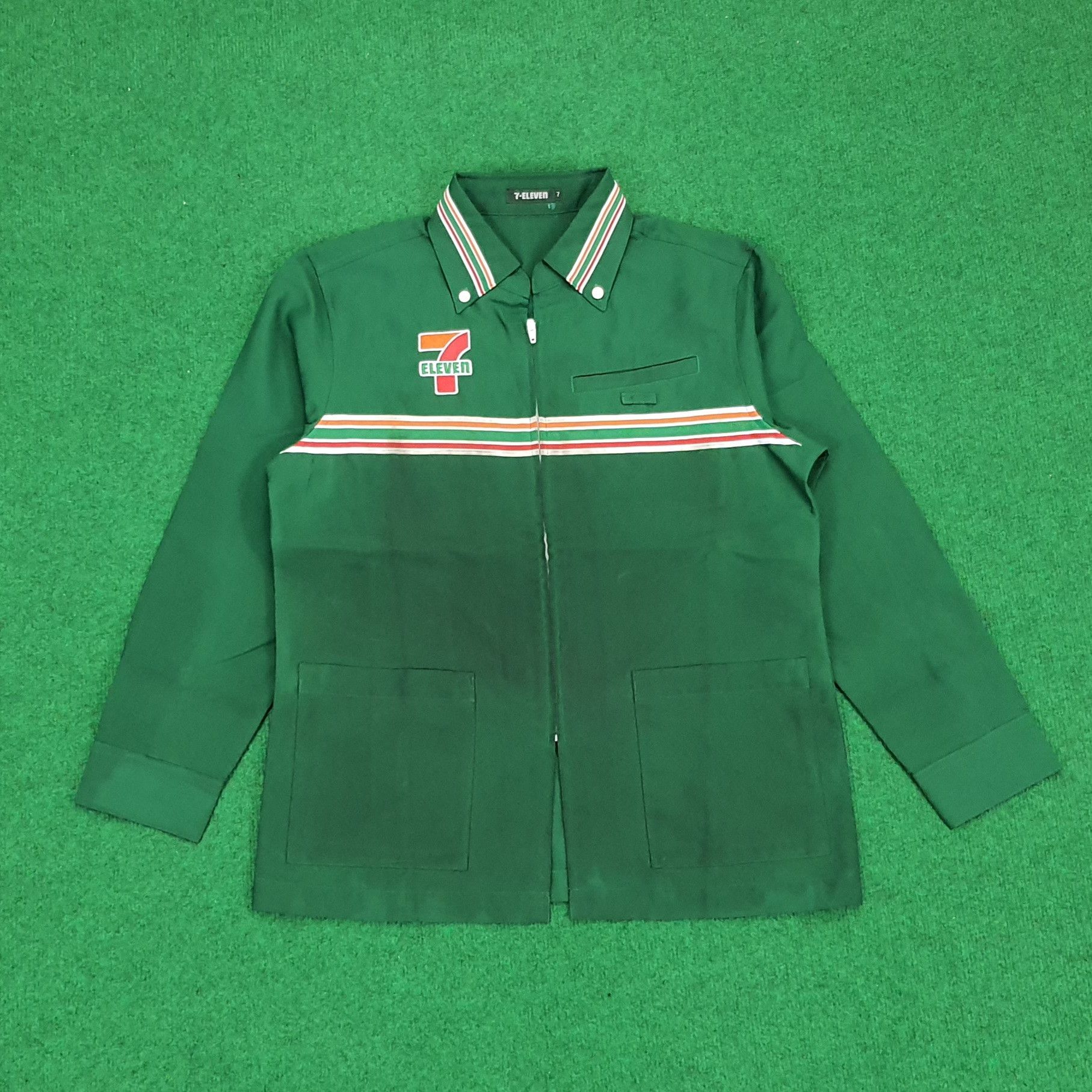 Vintage Vintage 7 Eleven Japanese Staff Uniform Jacket Size S / US 4 / IT 40 - 1 Thumbnail
