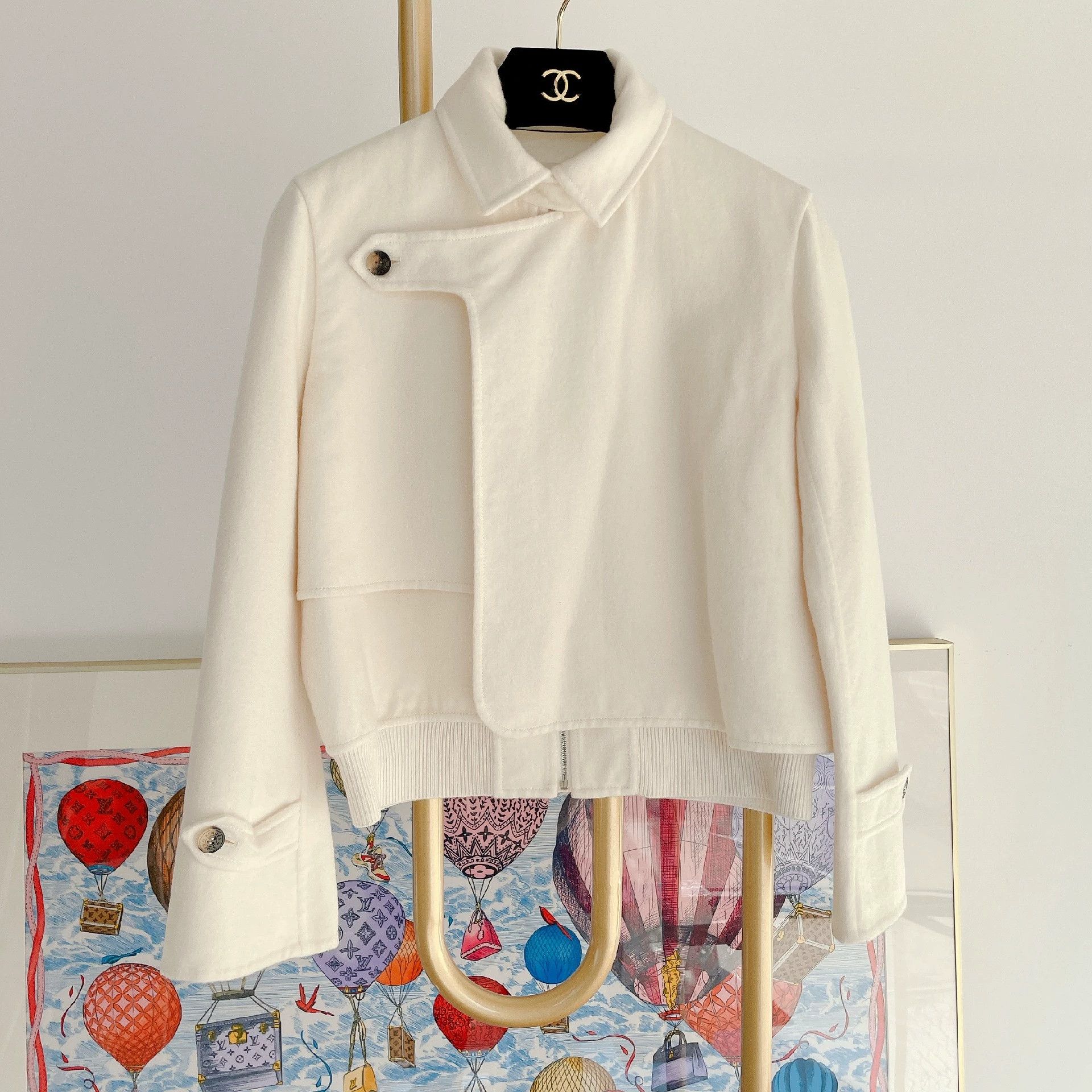 Hermes Hermes Double-sided Cashmere Coat Size US XXS / EU 40 - 1 Thumbnail
