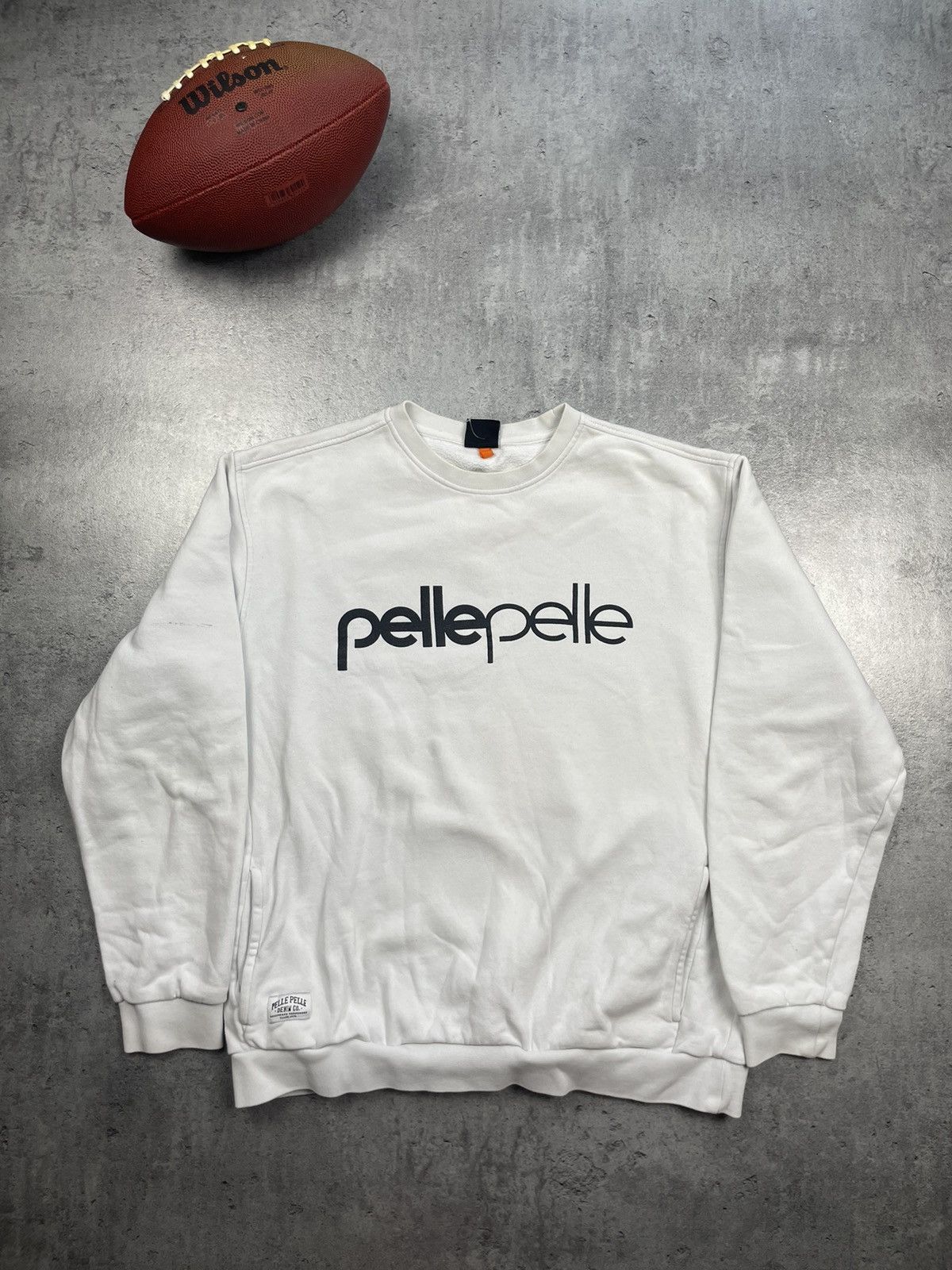 Pelle Pelle × Rap Tees Pelle Pelle vintage retro crewneck hoodie white rap hip hop Size US M / EU 48-50 / 2 - 1 Thumbnail