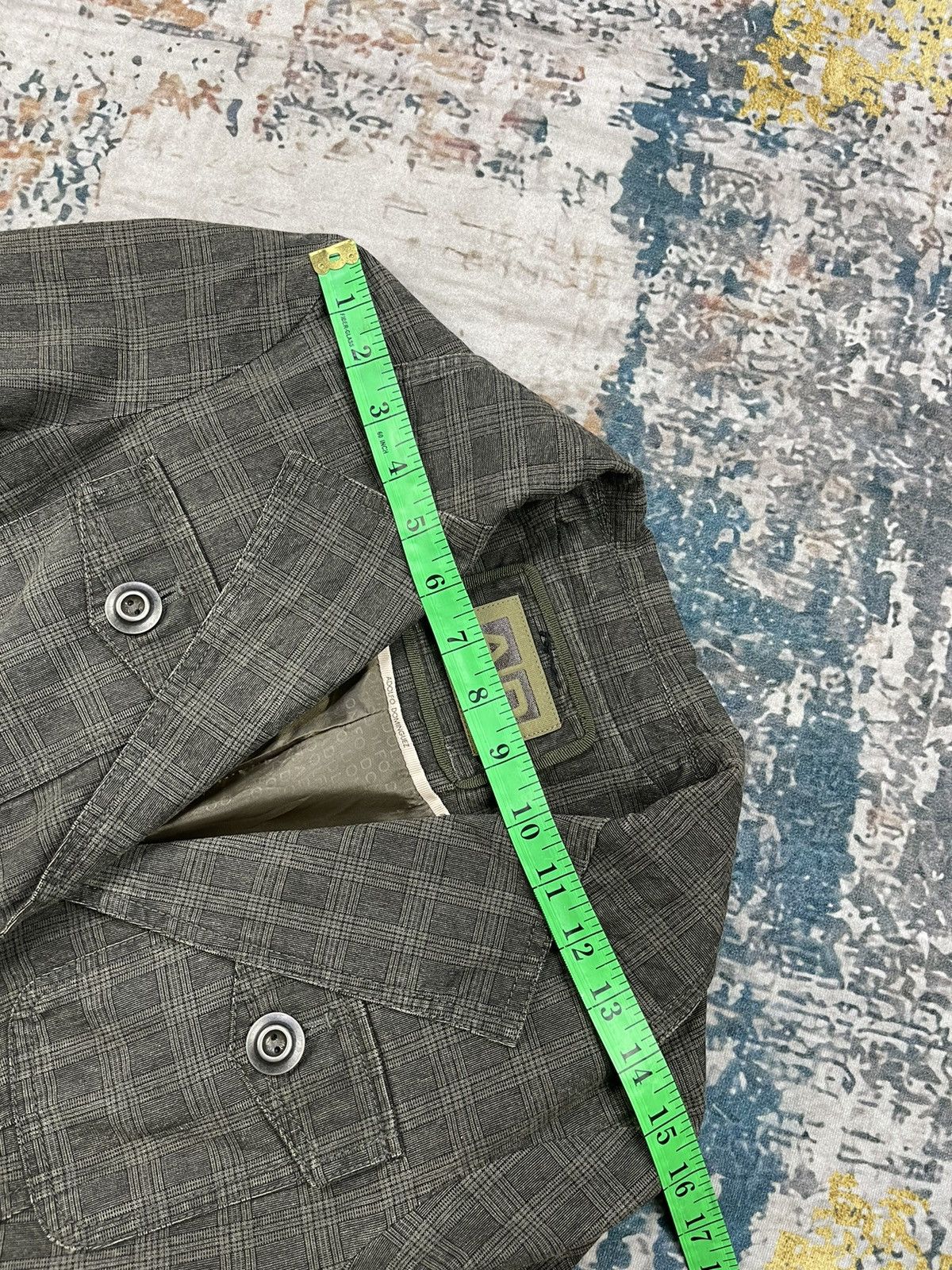 Adolfo Dominguez Adolfo Dominguez Checked Boucle Cut-Out Jackets Size XS / US 0-2 / IT 36-38 - 12 Thumbnail