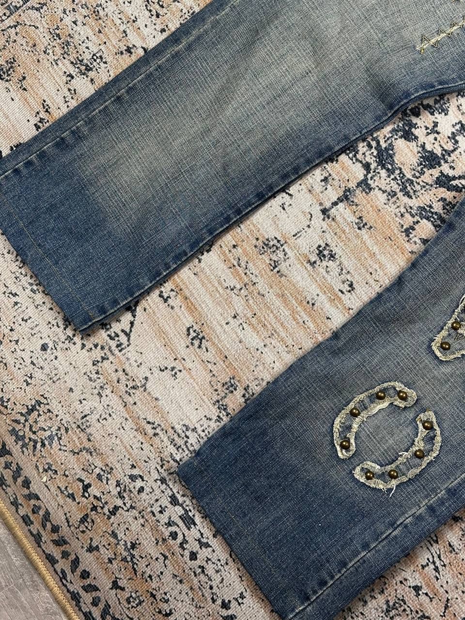 Japanese Brand Vintage Avant Garde Grunge Punk Baggy Denim Jeans Size US 34 / EU 50 - 6 Thumbnail