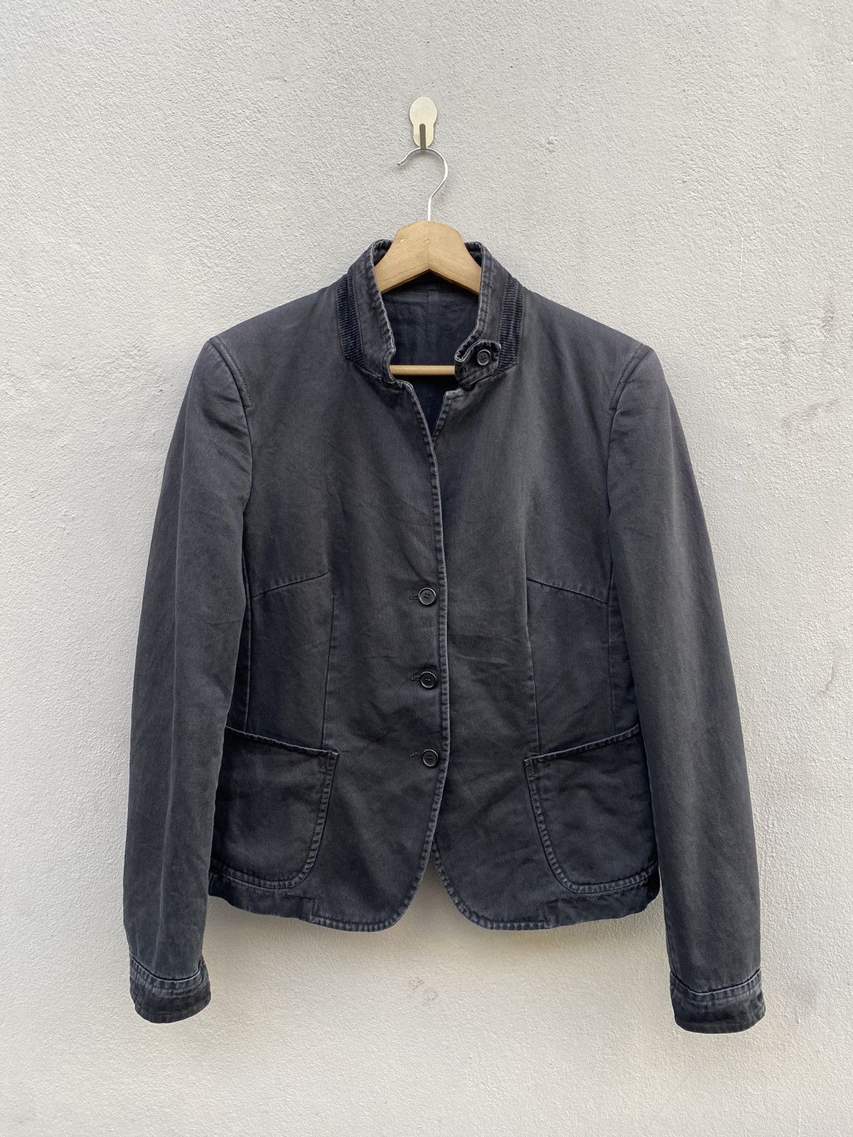 Designer × Neil Barrett 🔥Neil Barrett Faded Biker Jacket “Made in ITALY 🇮🇹” Size M / US 6-8 / IT 42-44 - 1 Thumbnail