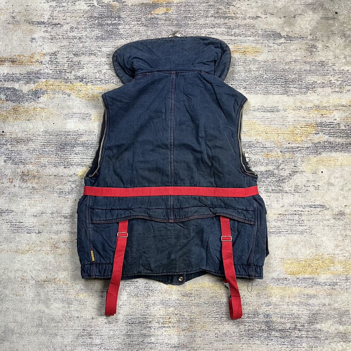 Armani × Vintage Vintage 90s Armani Jeans bondage vest Size US M / EU 48-50 / 2 - 2 Thumbnail