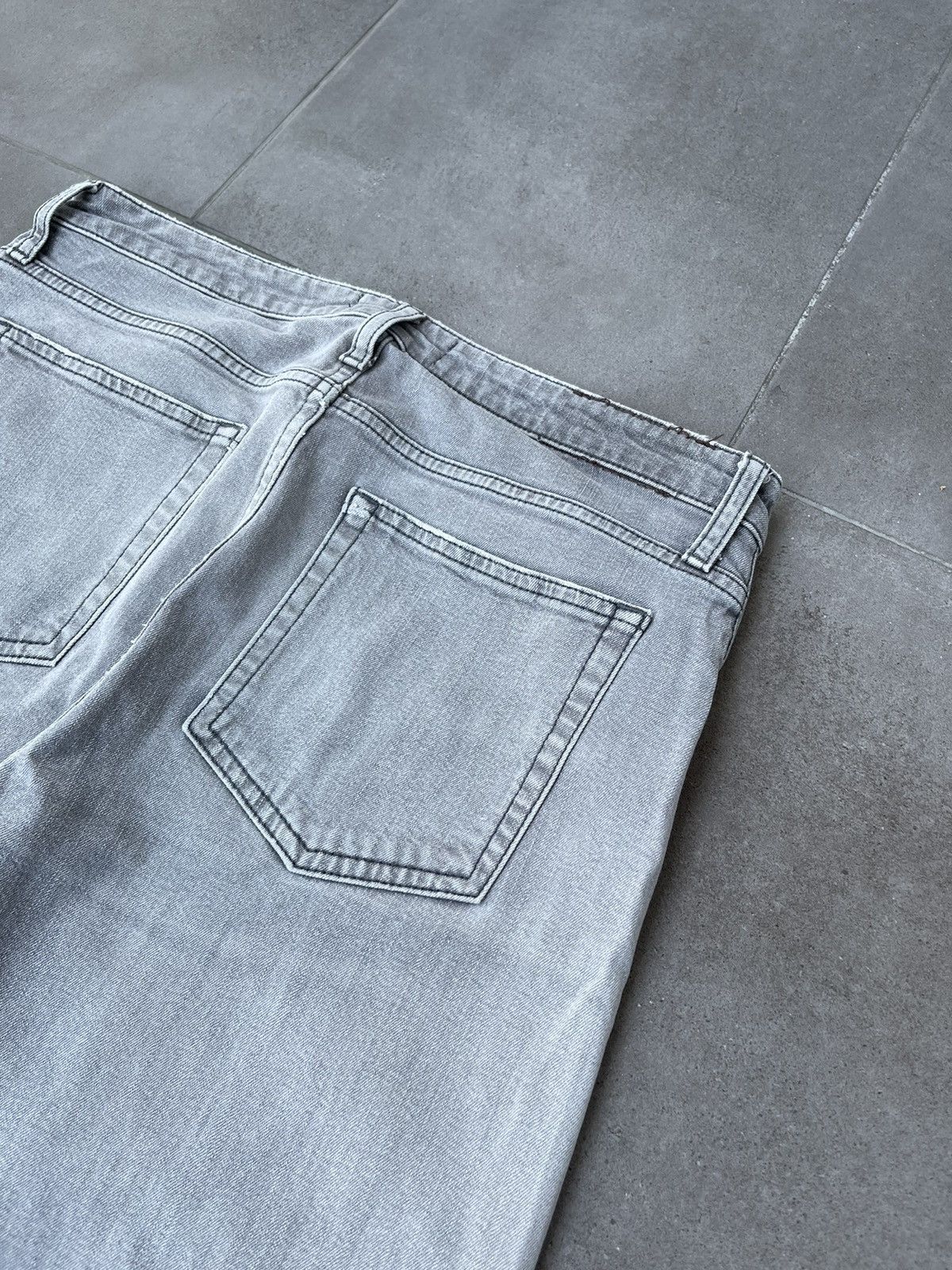 Acne Studios Acne Studios Flex/Zick Washed Gray Denim Pants Size US 31 - 16 Thumbnail