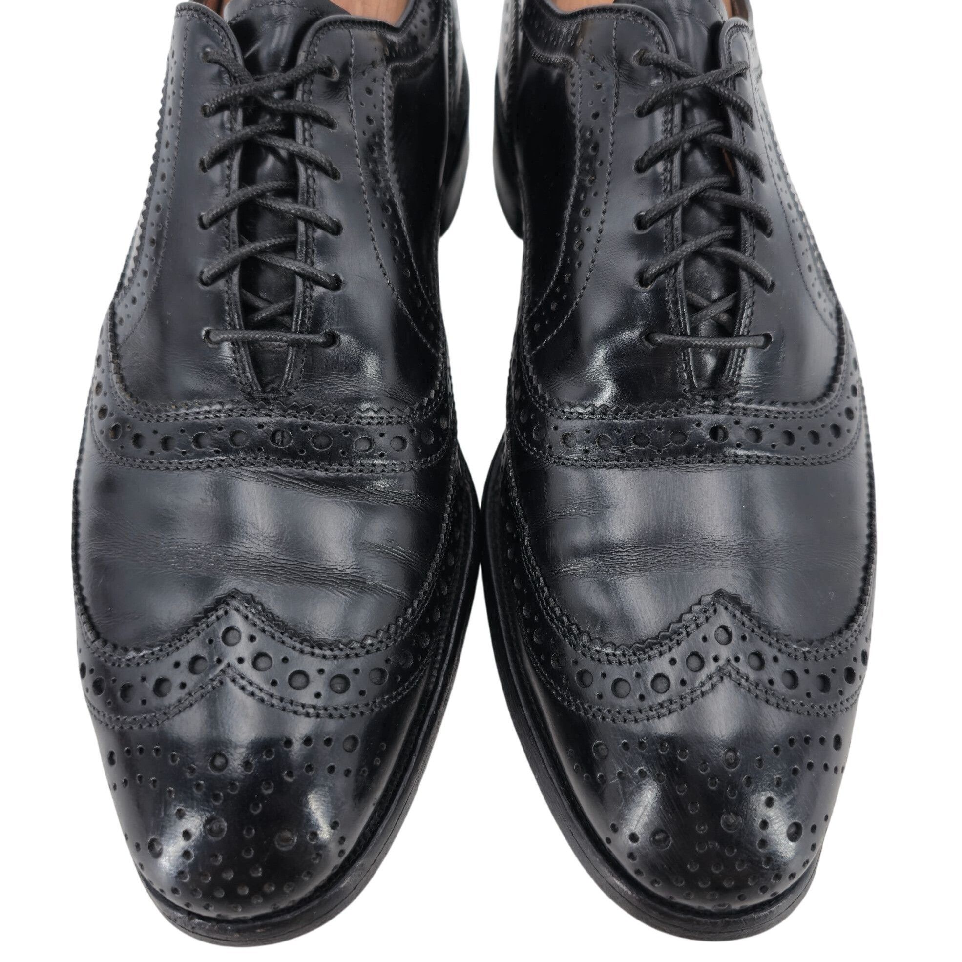 Allen Edmonds McAllister Black Leather Dress Shoes Mens 8A