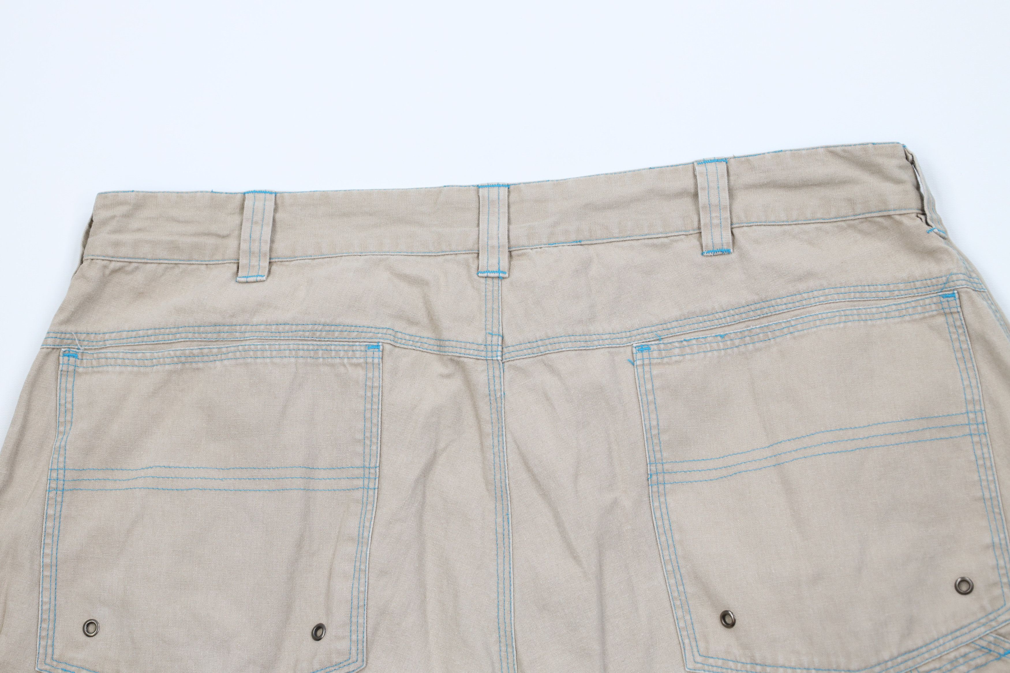 Vintage Vintage 90s Y2K Streetwear Pocket Skateboard Cargo Shorts Size US 36 / EU 52 - 8 Thumbnail