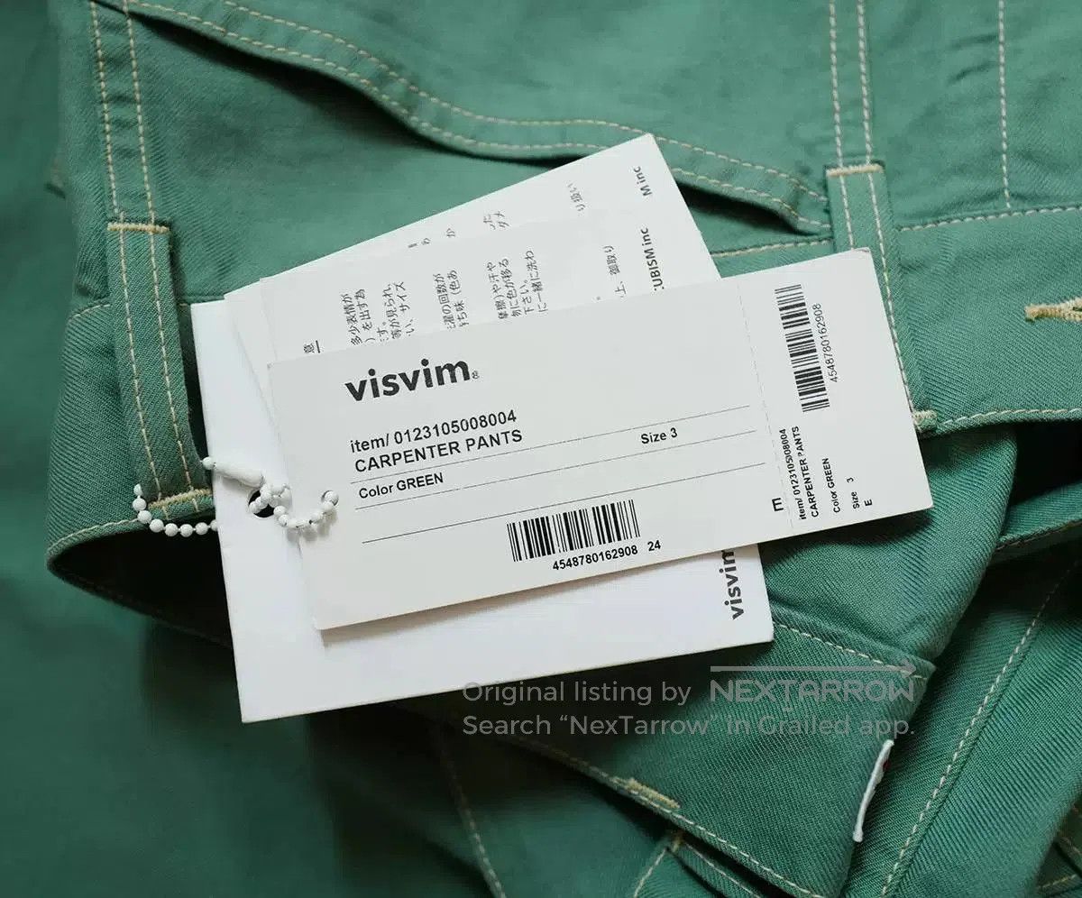 Visvim visvim carpenter pants in green new condition. Size US 44 / EU 60 - 6 Thumbnail