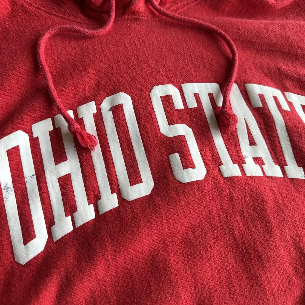Champion Ohio State Hoodie Mens Large Red Champion Reverse Weave READ Size US L / EU 52-54 / 3 - 6 Thumbnail