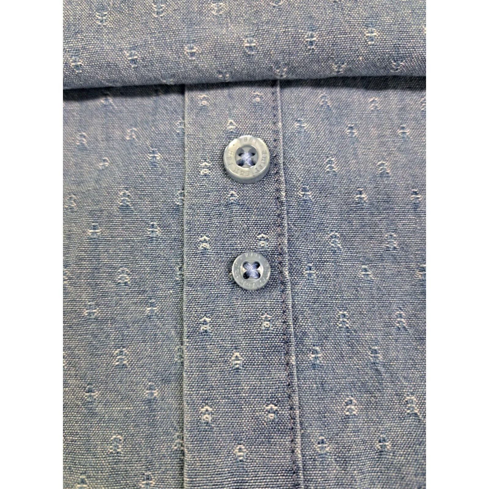 Vintage American Rag Shirt Mens Blue Long Sleeve Button-Up Size L Size US L / EU 52-54 / 3 - 7 Thumbnail