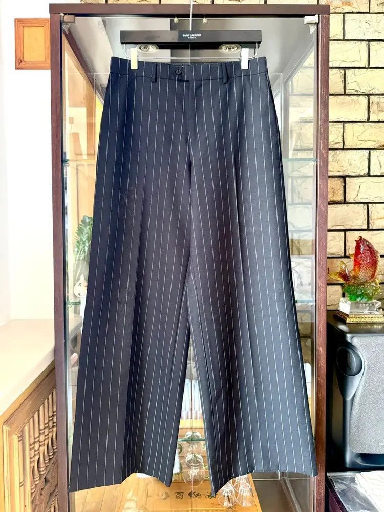 Sz 48 Celine 22SS Runway Stripe Trousers