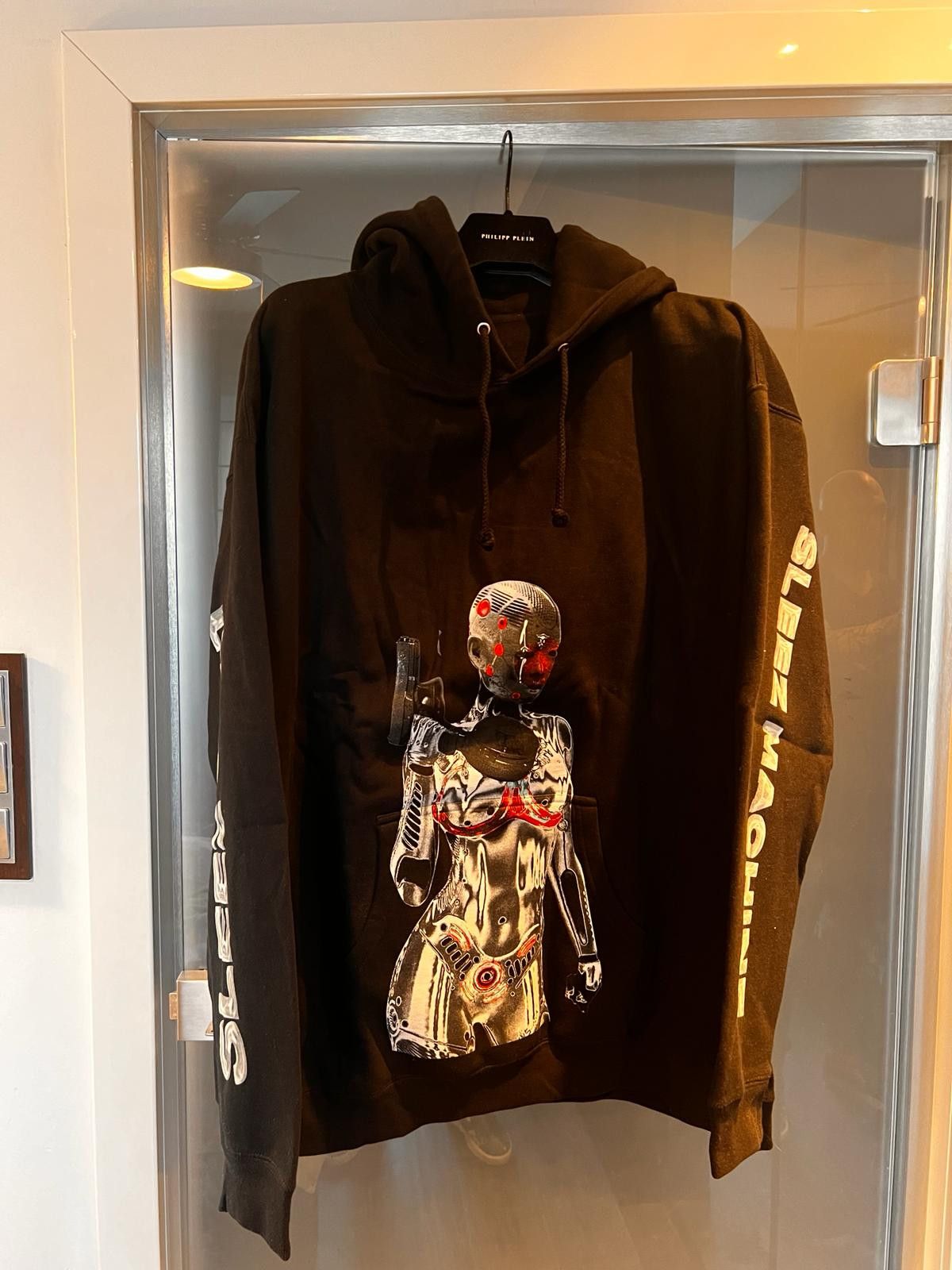 image of Sosmula Sleez Machine Hoodie City Morgue - (Black) , Men's (Size 2XL)