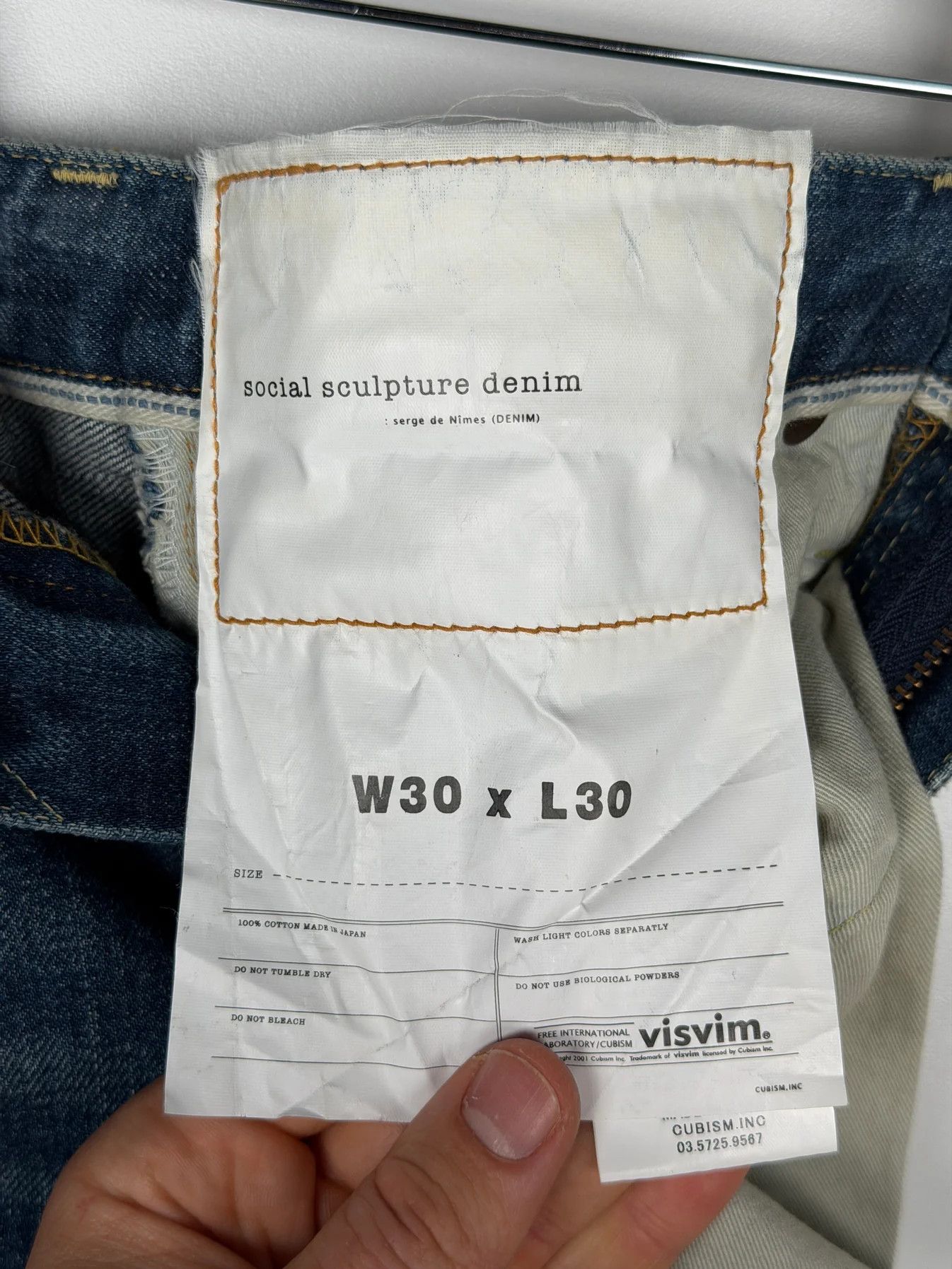 Visvim SS21 Social Sculpture 18 Damaged-27 Size US 30 / EU 46 - 14 Thumbnail
