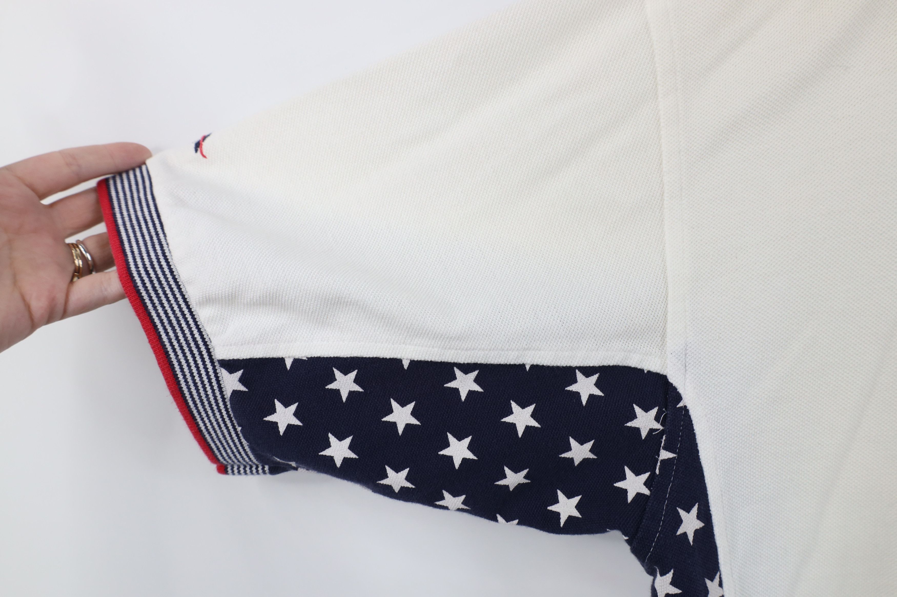 Vintage Vintage 90s Cleveland Indians Baseball USA Flag Polo Shirt Size US XL / EU 56 / 4 - 9 Thumbnail