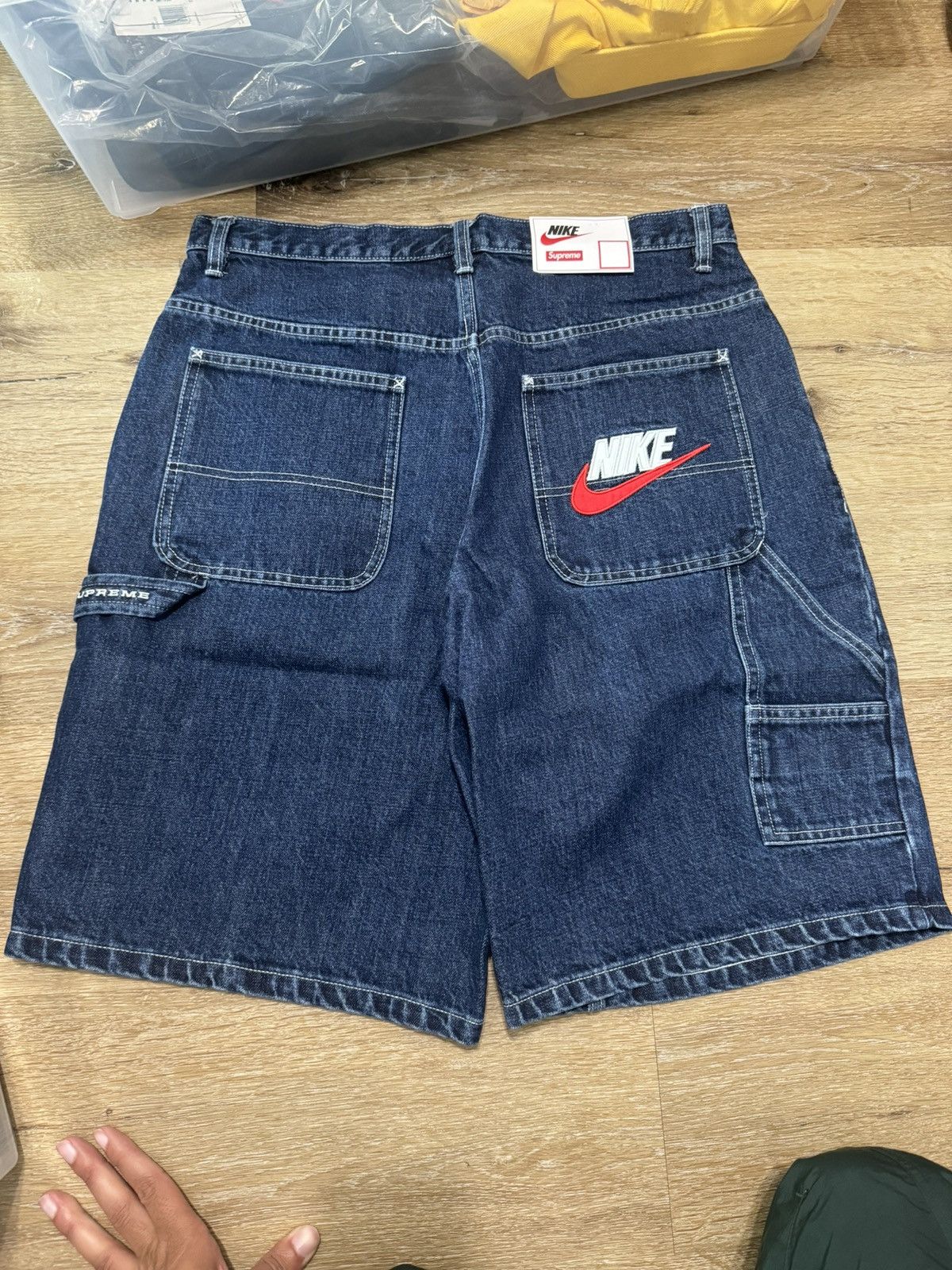 Supreme Supreme x Nike Denim Shorts | Grailed