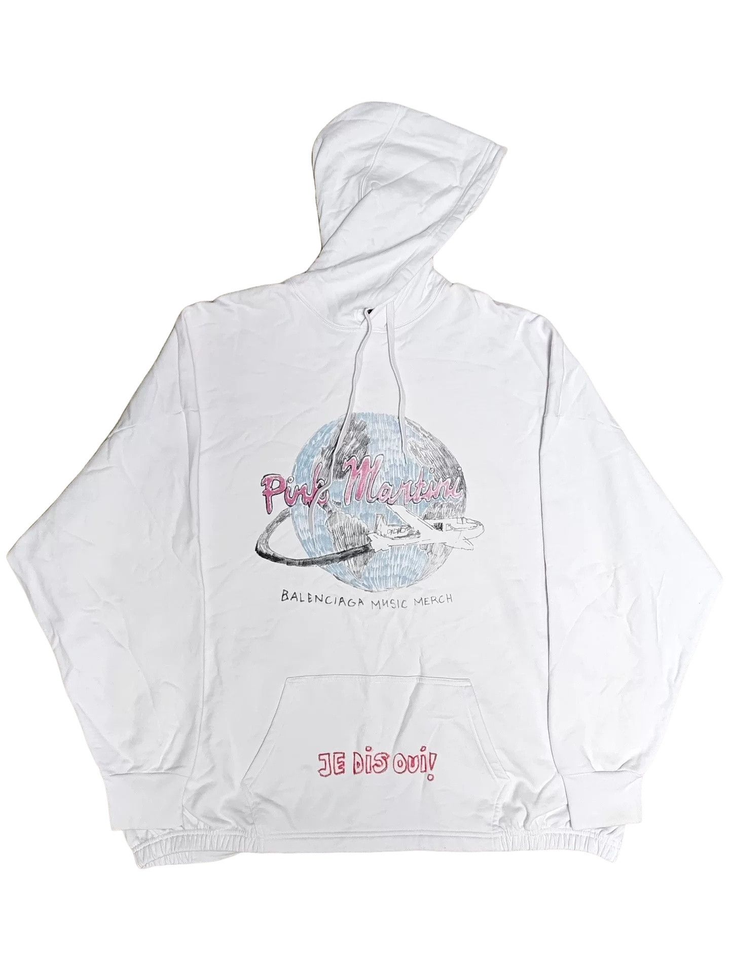 Balenciaga Balenciaga Pink Martini Apple Music Hoodie Size 3 Size US L / EU 52-54 / 3 - 1 Thumbnail