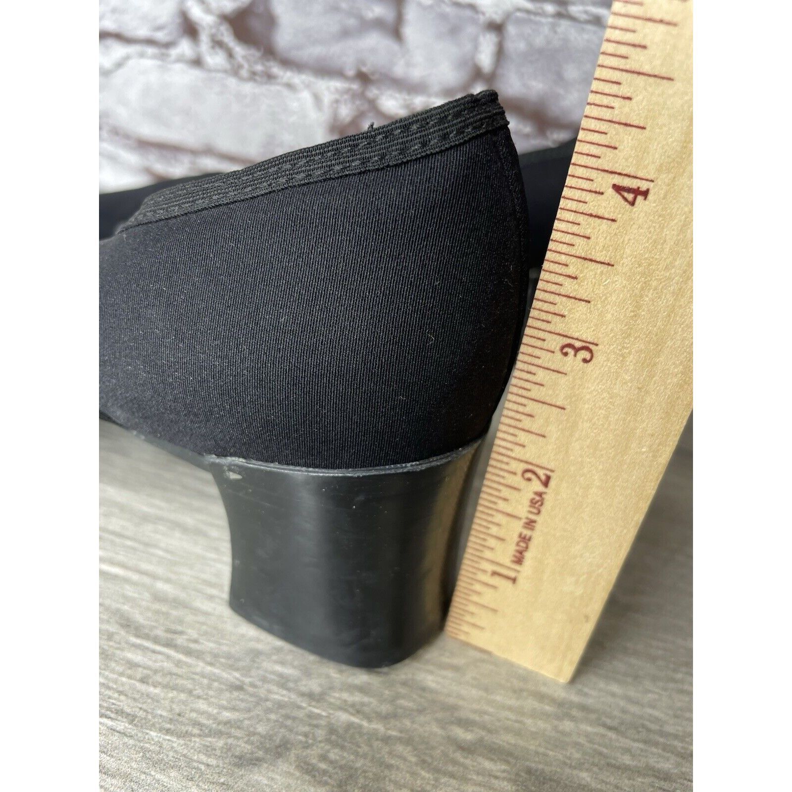 Other Munro American Whitney Black Fabric Elastic MaryJane Strap H Size US 8.5 / IT 38.5 - 14 Thumbnail
