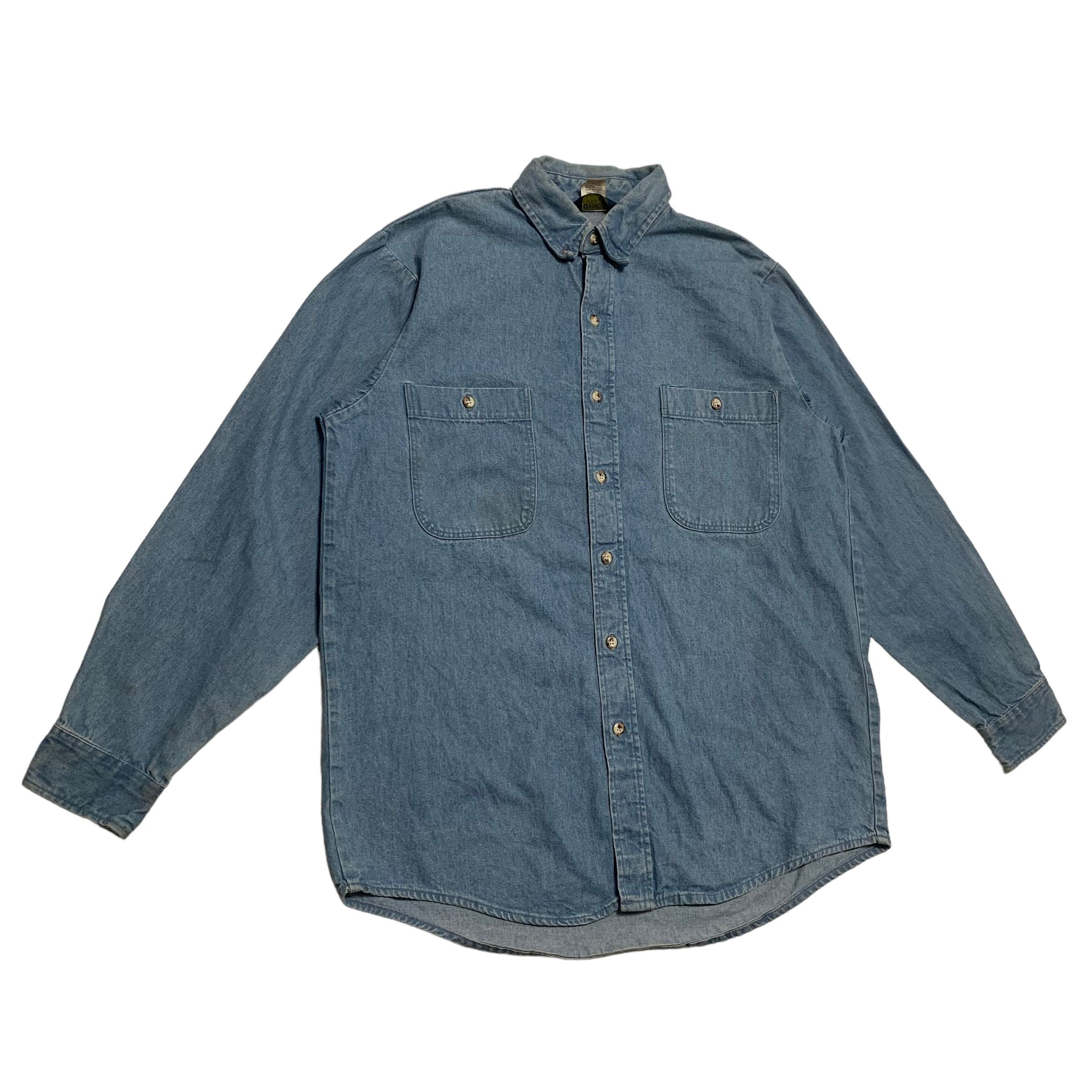 Oshkosh Vintage 70s Oshkosh Denim Shirt Size US L / EU 52-54 / 3 - 2 Thumbnail