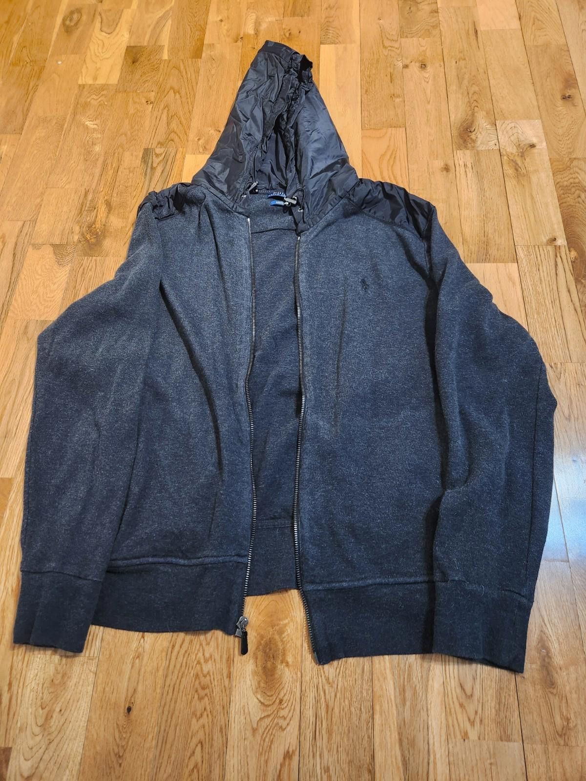 Polo Ralph Lauren Vintage Polo Ralph Lauren Zip Up Hoodie Dark Gray Men's L Size US L / EU 52-54 / 3 - 1 Thumbnail