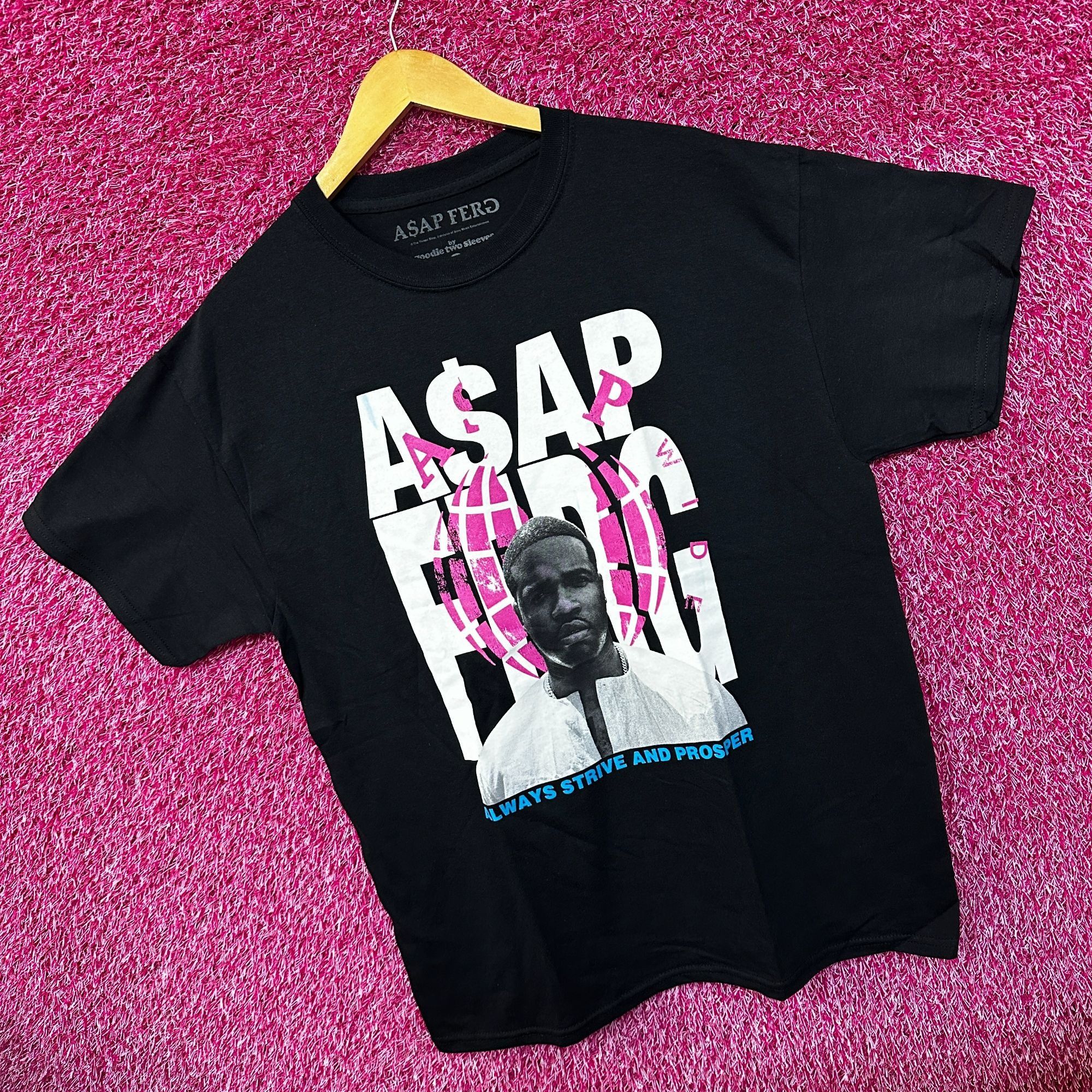 Rap Tees ASAP Ferg Always Strive and Prosper Rap Tshirt size Large Size US L / EU 52-54 / 3 - 3 Thumbnail