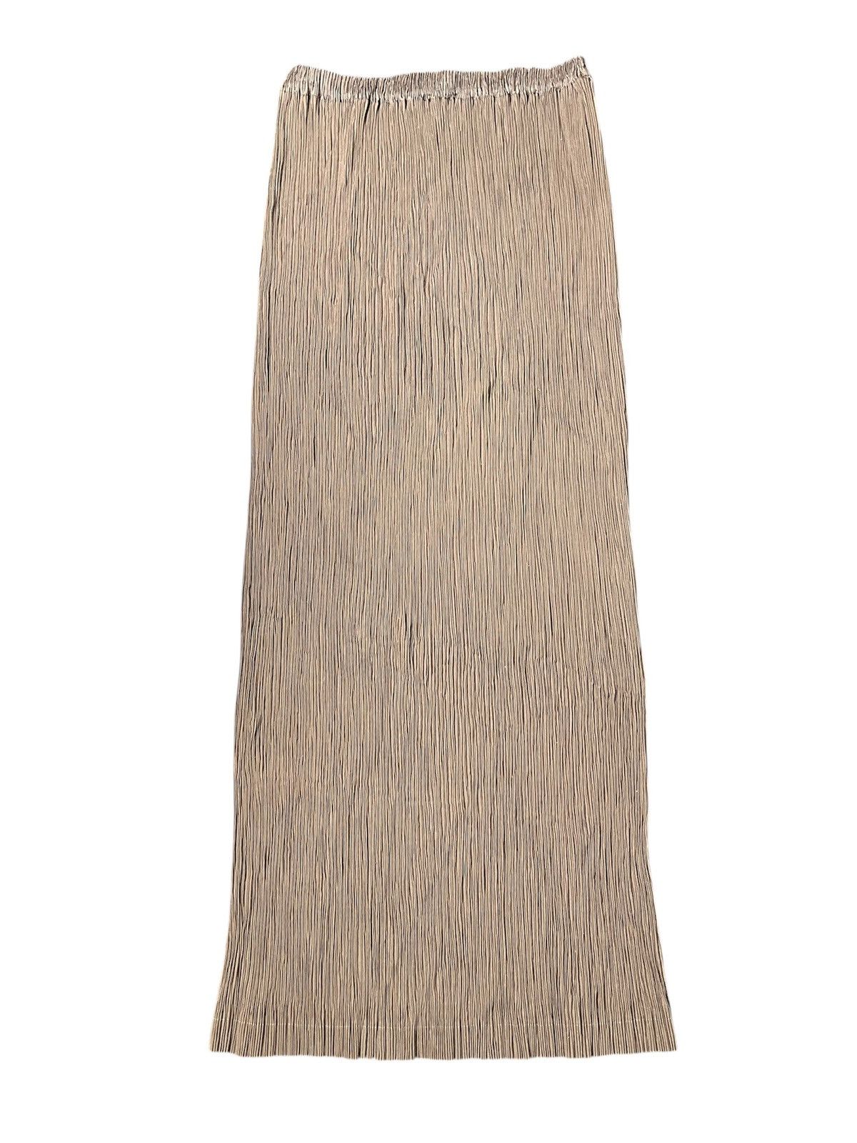 Homme Plisse Issey Miyake × Issey Miyake × Pleats Please Issey Miyake VINTAGE ISSEY MIYAKE PLEATS PLEASE BROWN Size 31" - 2 Thumbnail