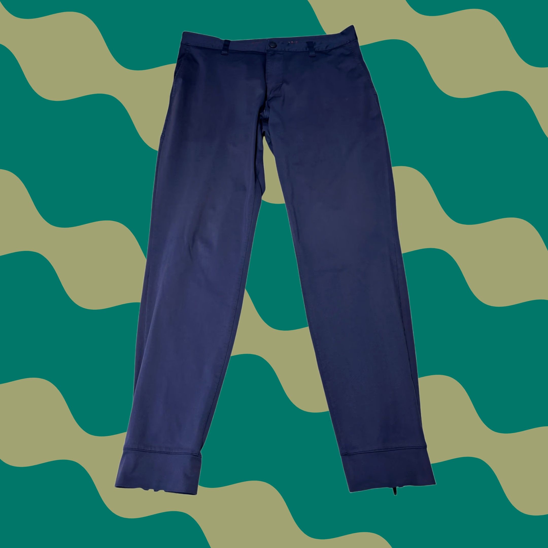 Rhone Rhone Commuter Pants Mens 32X29 Navy Blue Straight Leg Chino 100594 Size US 32 / EU 48 - 1 Thumbnail