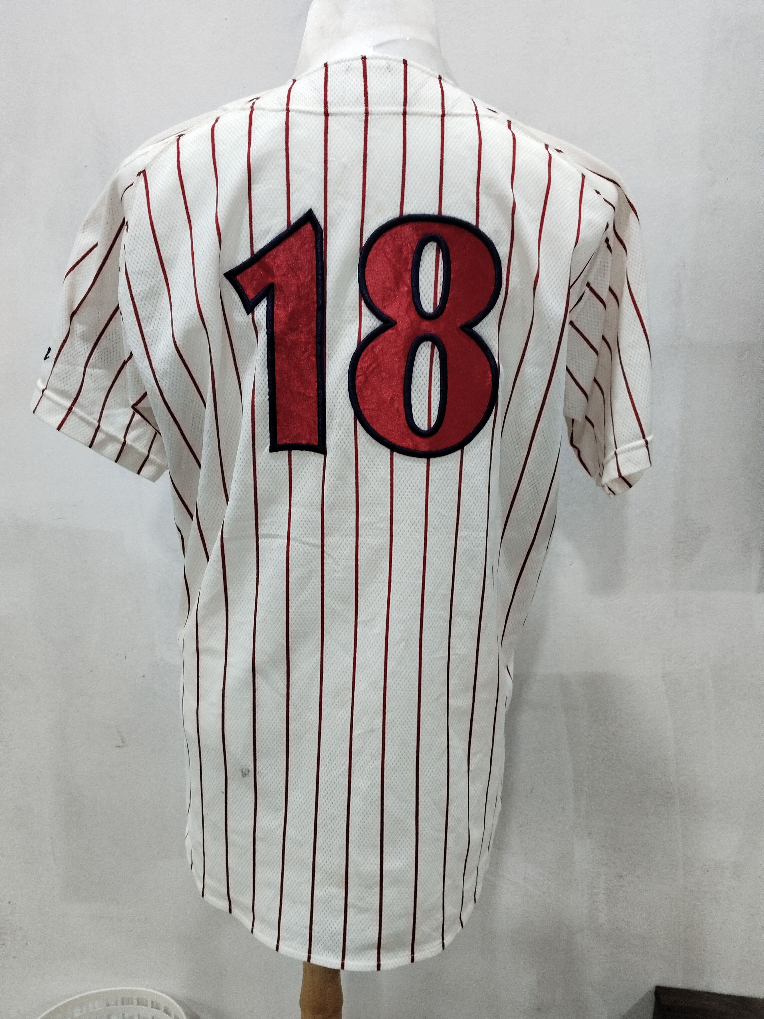 Mizuno × Vintage Vintage Baseball Hatcho Tachikawa Mizuno Jersey Size US XL / EU 56 / 4 - 4 Thumbnail