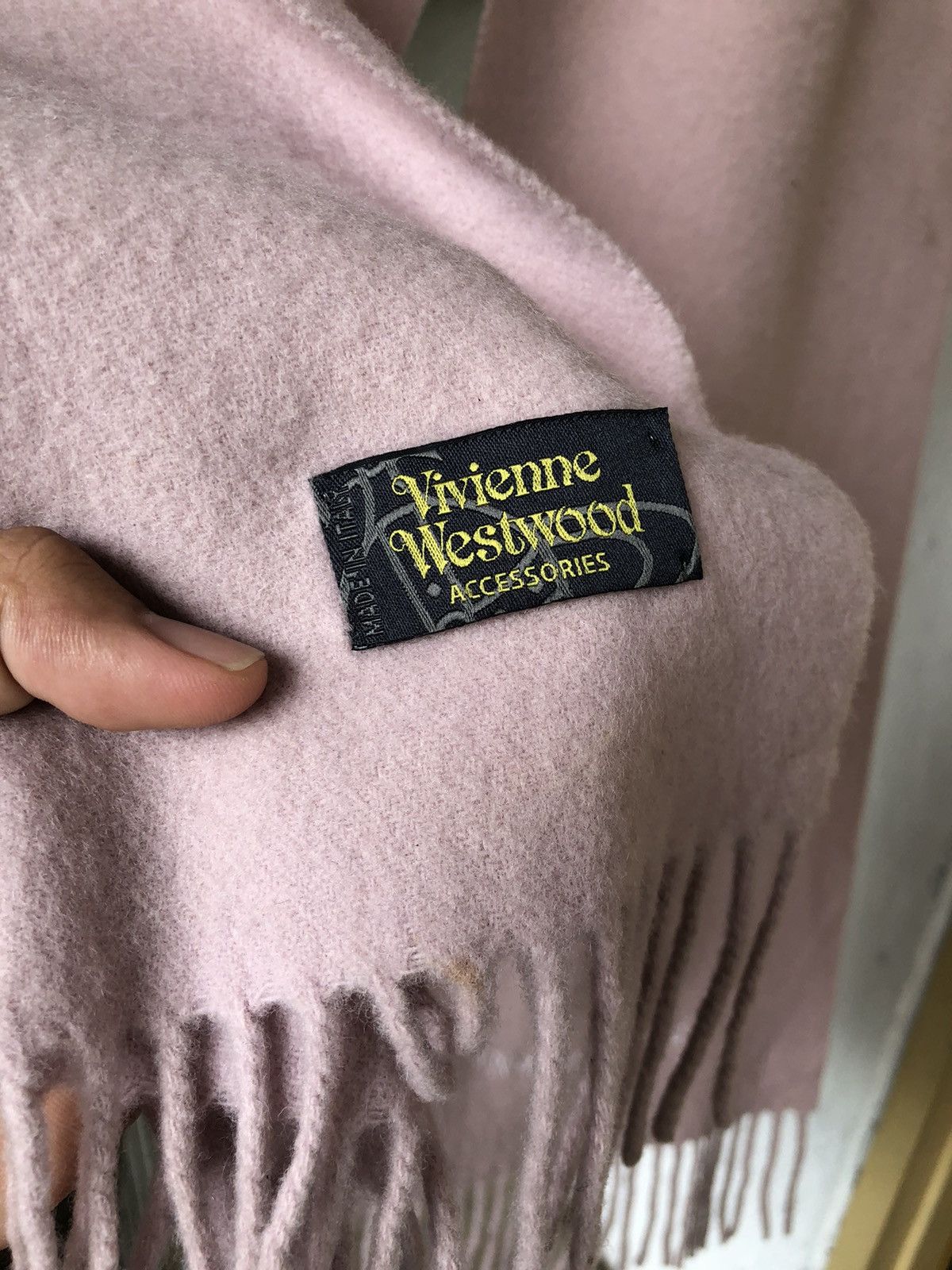 Vivienne Westwood Vivienne Westwood Embroidery Logo Wool Scarf Size ONE SIZE - 7 Thumbnail