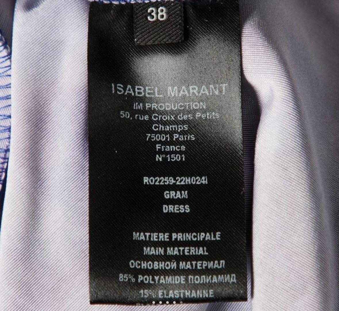 Isabel Marant Isabel Marant Gram floral velvet dre Size S / US 4 / IT 40 - 3 Thumbnail
