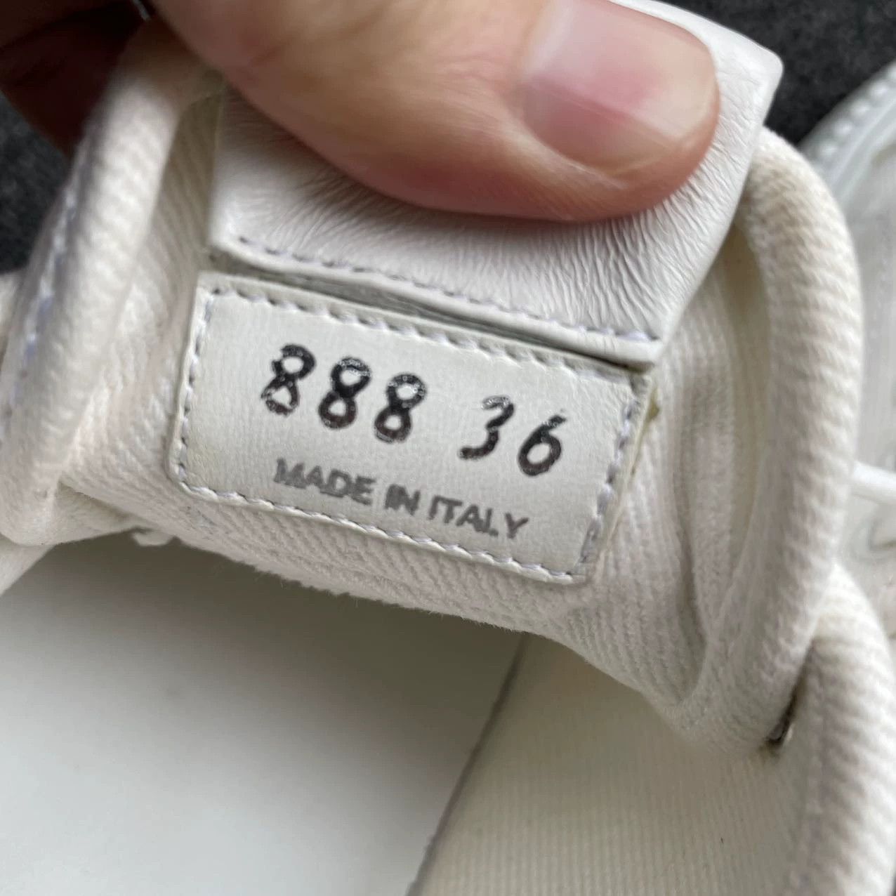 Miu Miu MIU MIU white denim sneakers Size US 5.5 / IT 35.5 - 7 Thumbnail