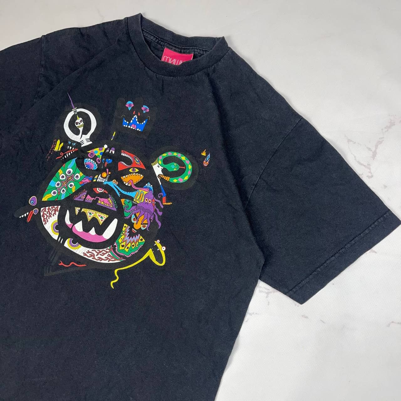 Mishka Mishka × Streetwear × Vintage Mishka Vintage T-Shirt M Size Size US M / EU 48-50 / 2 - 3 Thumbnail
