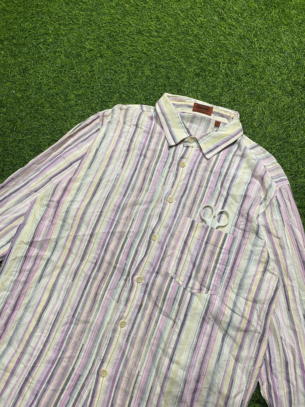 Designer × Missoni vintage shirt missoni distressed Size US L / EU 52-54 / 3 - 3 Thumbnail