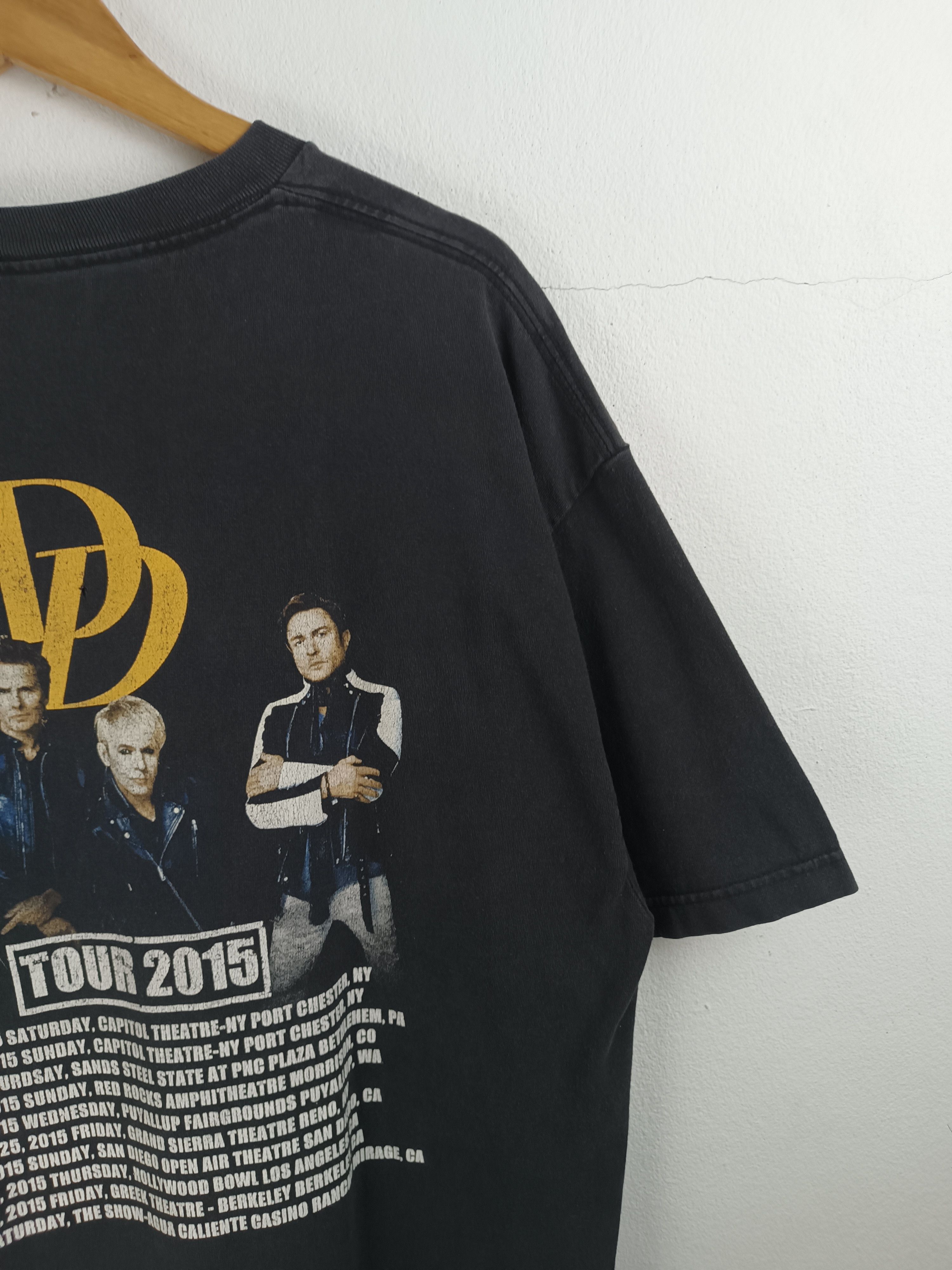 Band Tees THRASHED FADED VINTAGE 2015 DURAN DURAN TOUR DEPECHE CURE U2 Size US L / EU 52-54 / 3 - 12 Thumbnail