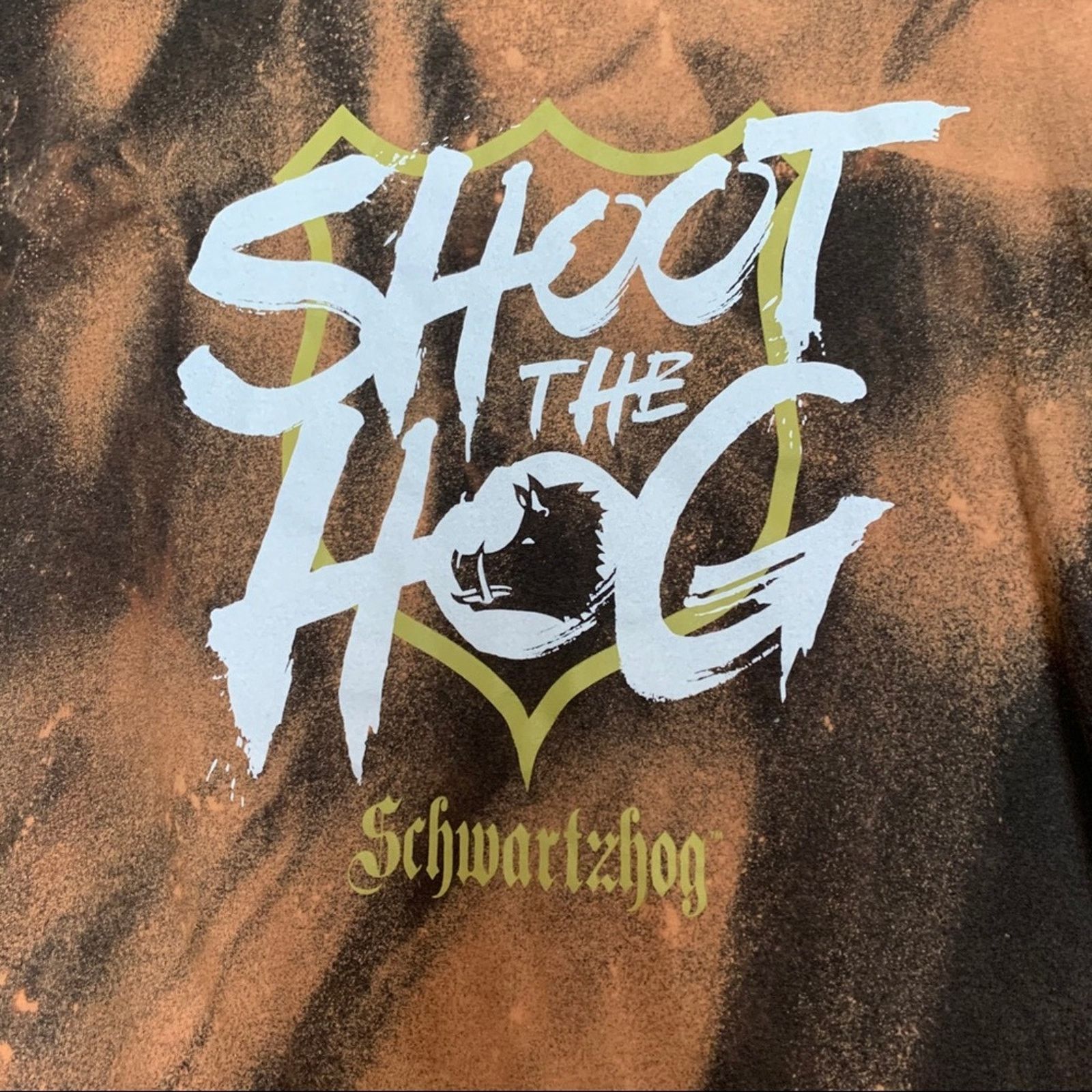 Anvil Shoot the Hog Black Tie Dye Graphic Tee Unisex Size Medium Size M / US 6-8 / IT 42-44 - 6 Thumbnail