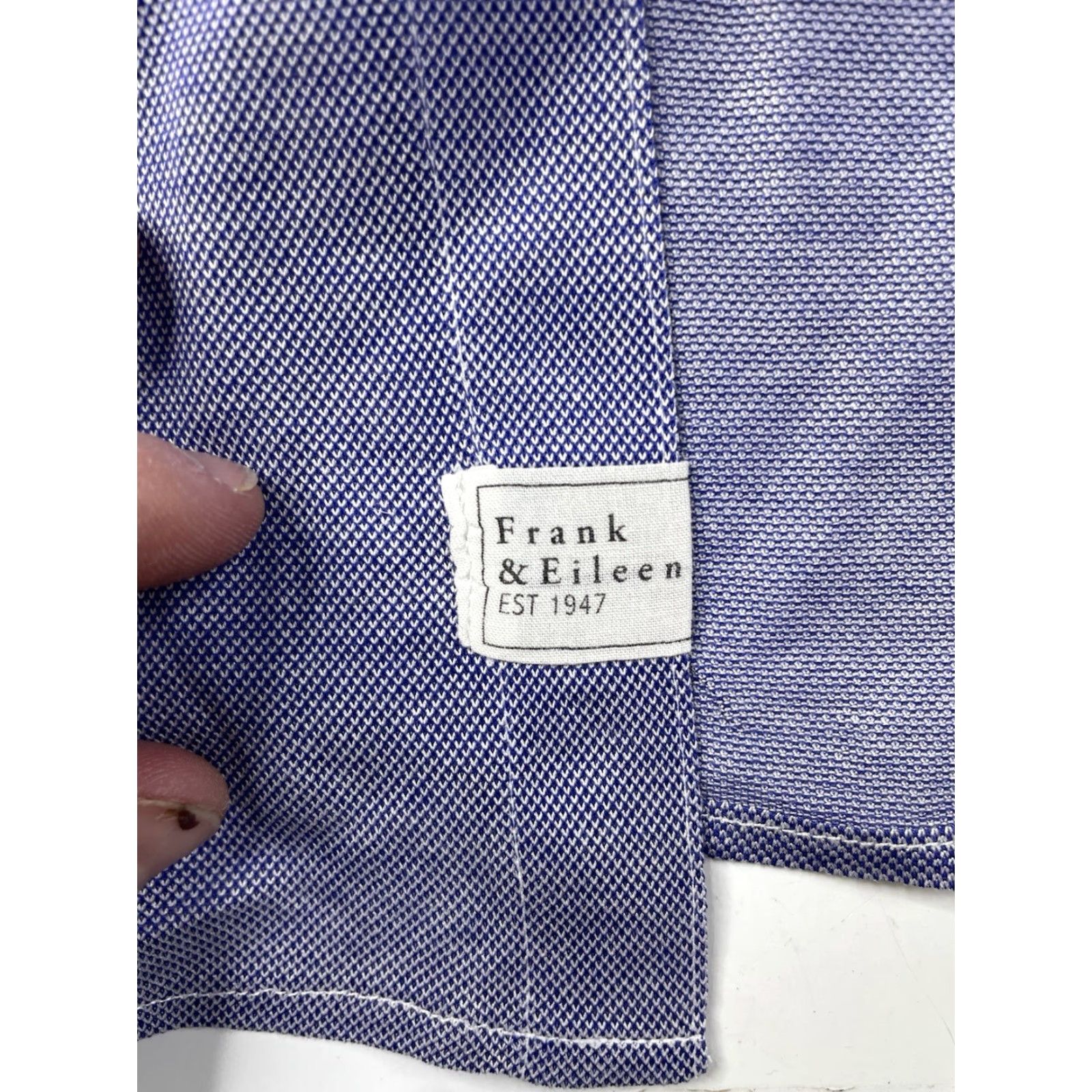 Frank & Eileen Frank & Eileen Thomas Mason Men's Button-Down Shirt Blue Size M Size US M / EU 48-50 / 2 - 6 Thumbnail