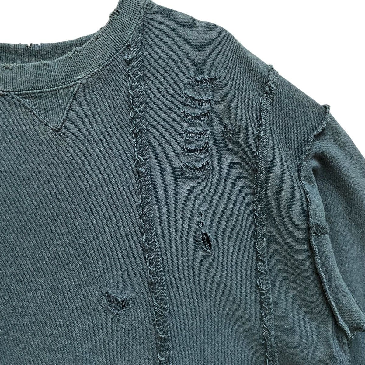 Japanese Brand Jeanasis Sweatshirt Original Factory Distressed Design Size US XXL / EU 58 / 5 - 6 Thumbnail
