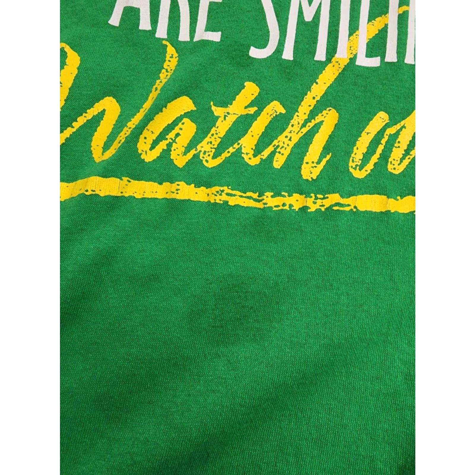 Vintage VINTAGE 90s Hallmark XL Mens Green Short Sleeve Graphic T Shirt When Irish Eyes Are Smiling St Patricks Day Logo Size US XL / EU 56 / 4 - 5 Thumbnail