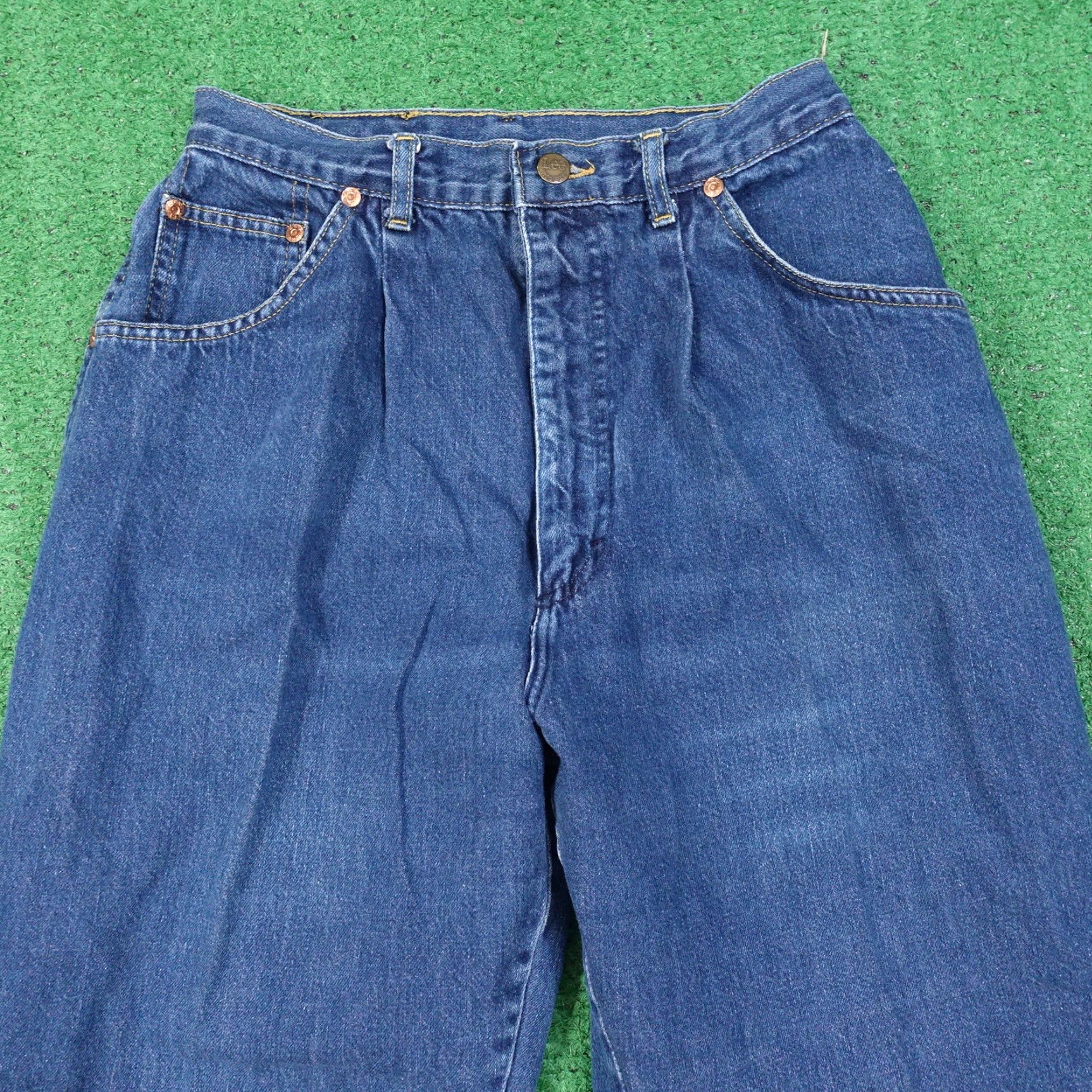 Lee Vintage Lee Denim Jeans Women’s Size 12 Regular Tapered Blue Cotton 80s 90s Size 34" / US 12 / IT 48 - 2 Thumbnail