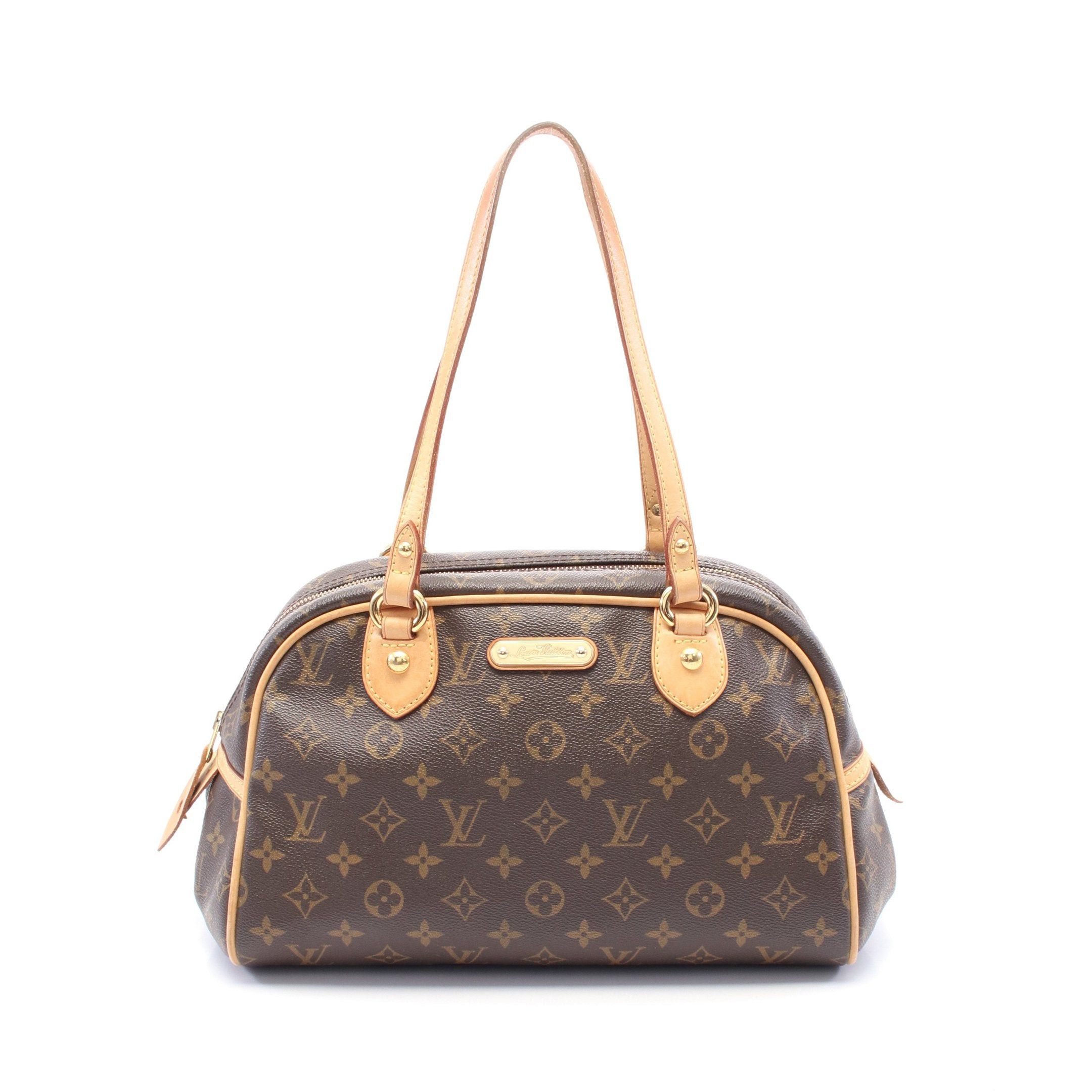 Louis Vuitton Louis Vuitton Montorgueil Pm Monogram Shoulder Bag Leather Brown Size ONE SIZE - 1 Thumbnail