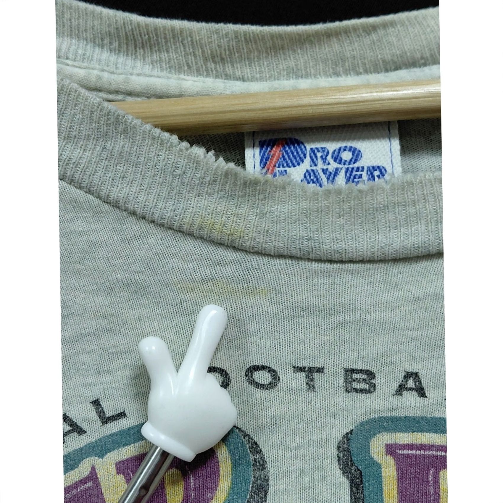 Pro Player VINTAGE Pro Player Super Bowl XXXI T-Shirt Gray Graphic Print Knit Short Size L Mens Size US L / EU 52-54 / 3 - 6 Thumbnail