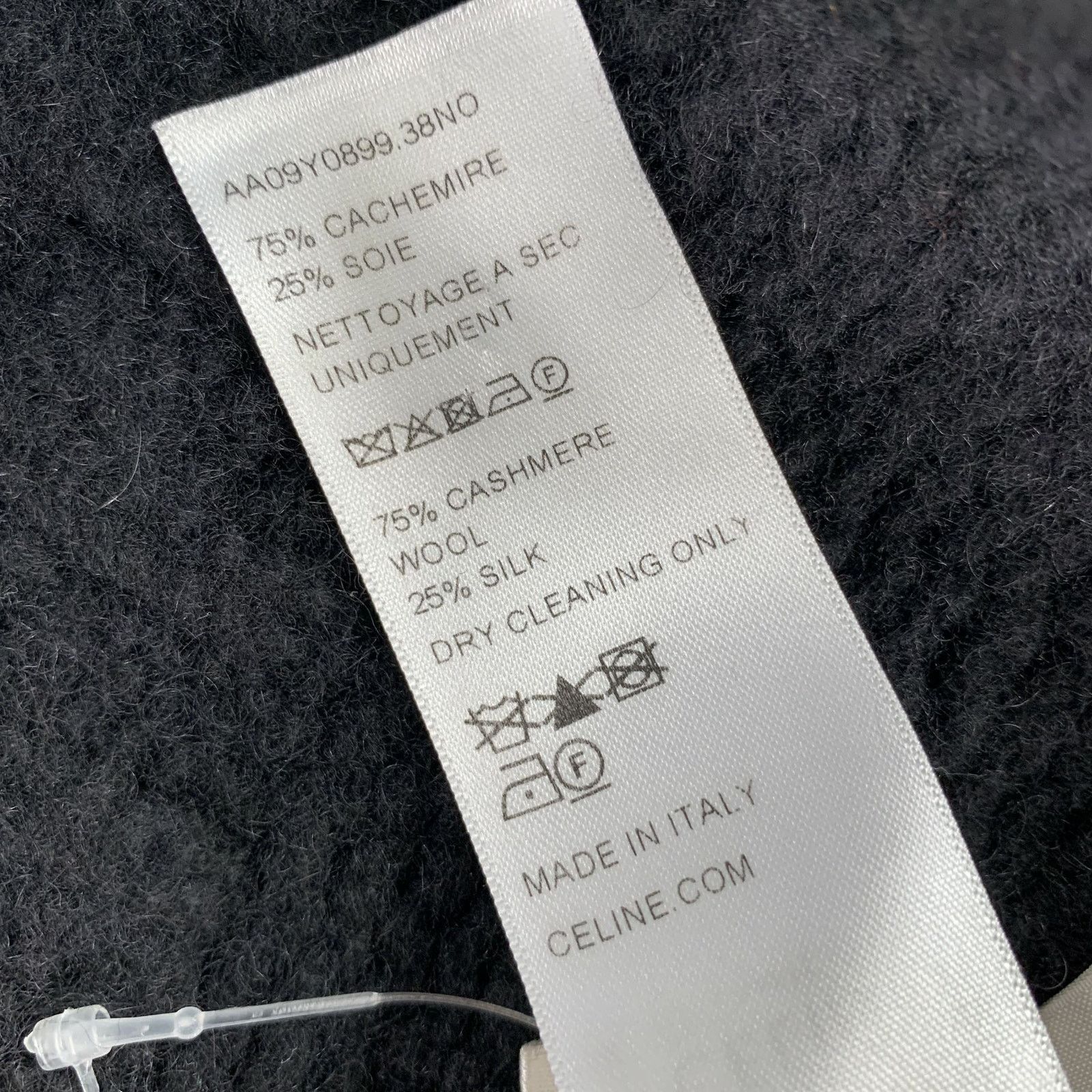 Celine CELINE Size One Size Black Cashmere - Silk Hats Size ONE SIZE - 8 Thumbnail