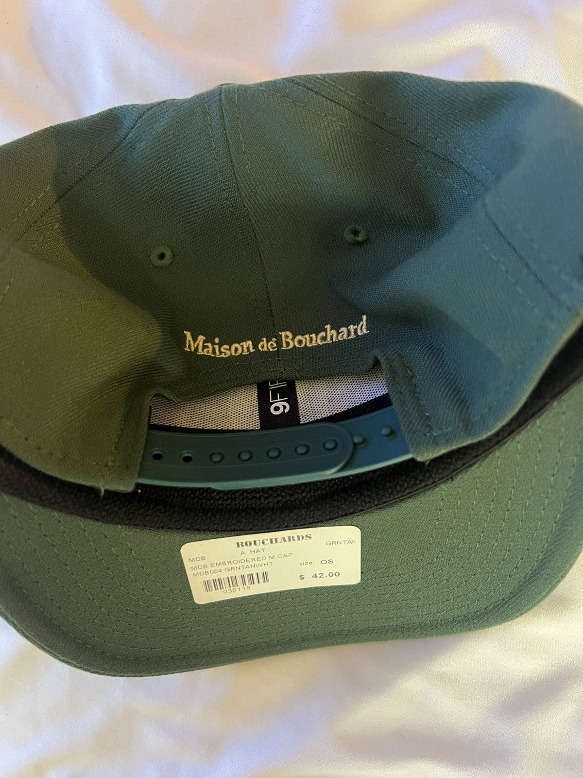New Era Maison De Bouchard green stretch new era snap hat Size ONE SIZE - 2 Thumbnail