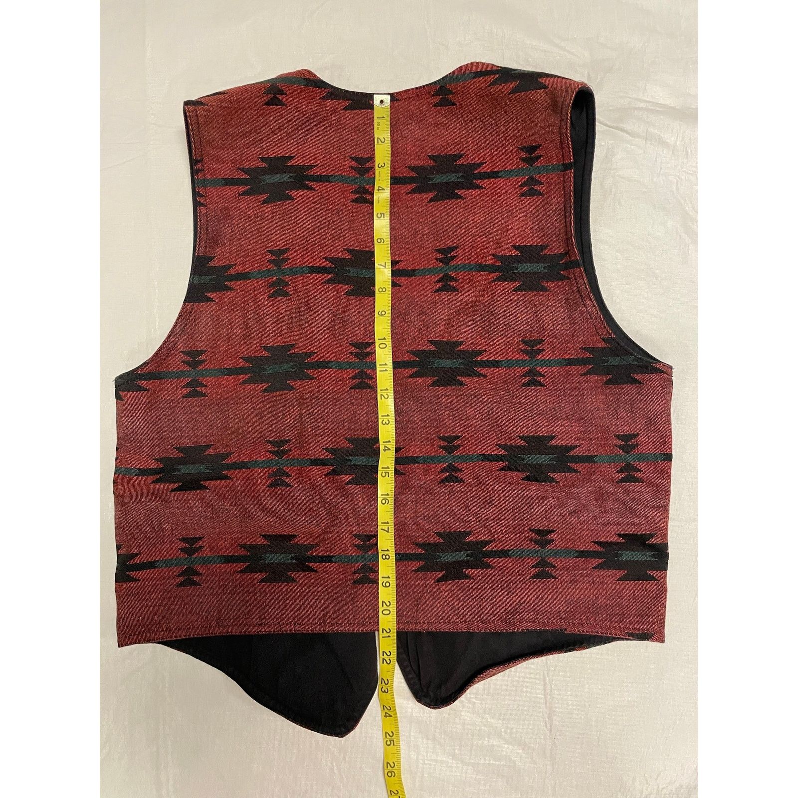 True Grit Vintage TRUE GRIT Southwestern Aztec Design Vest USA Women’s Size XS / US 0-2 / IT 36-38 - 11 Thumbnail