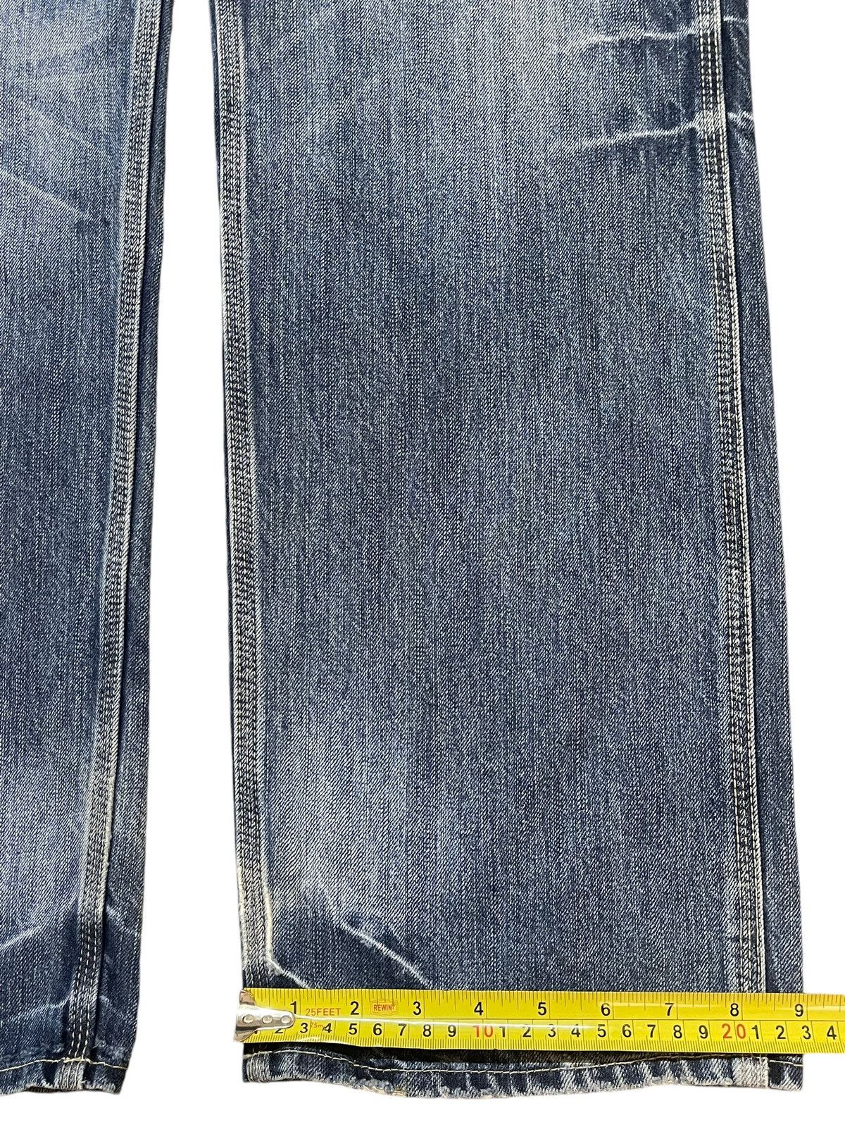 Evisu Vintage Japanese Brand Faded Wash Carpenter Baggy Jeans Size US 36 / EU 52 - 16 Thumbnail