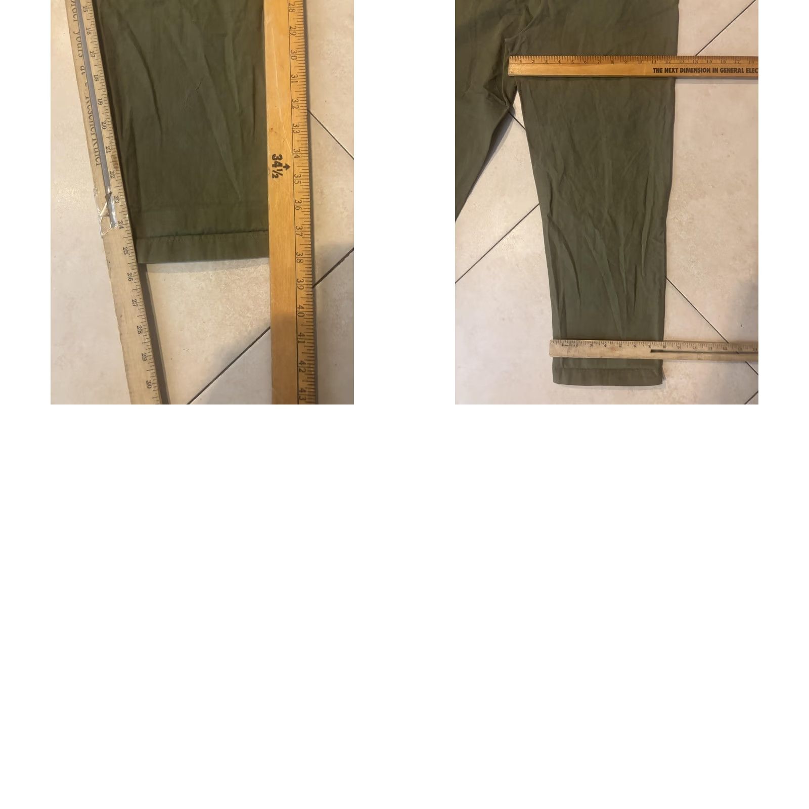 7 For All Mankind 7 For All Mankind Womens Medium Green Paperbag High Rise Belted Cropped Pants Size 32" / US 10 / IT 46 - 8 Thumbnail