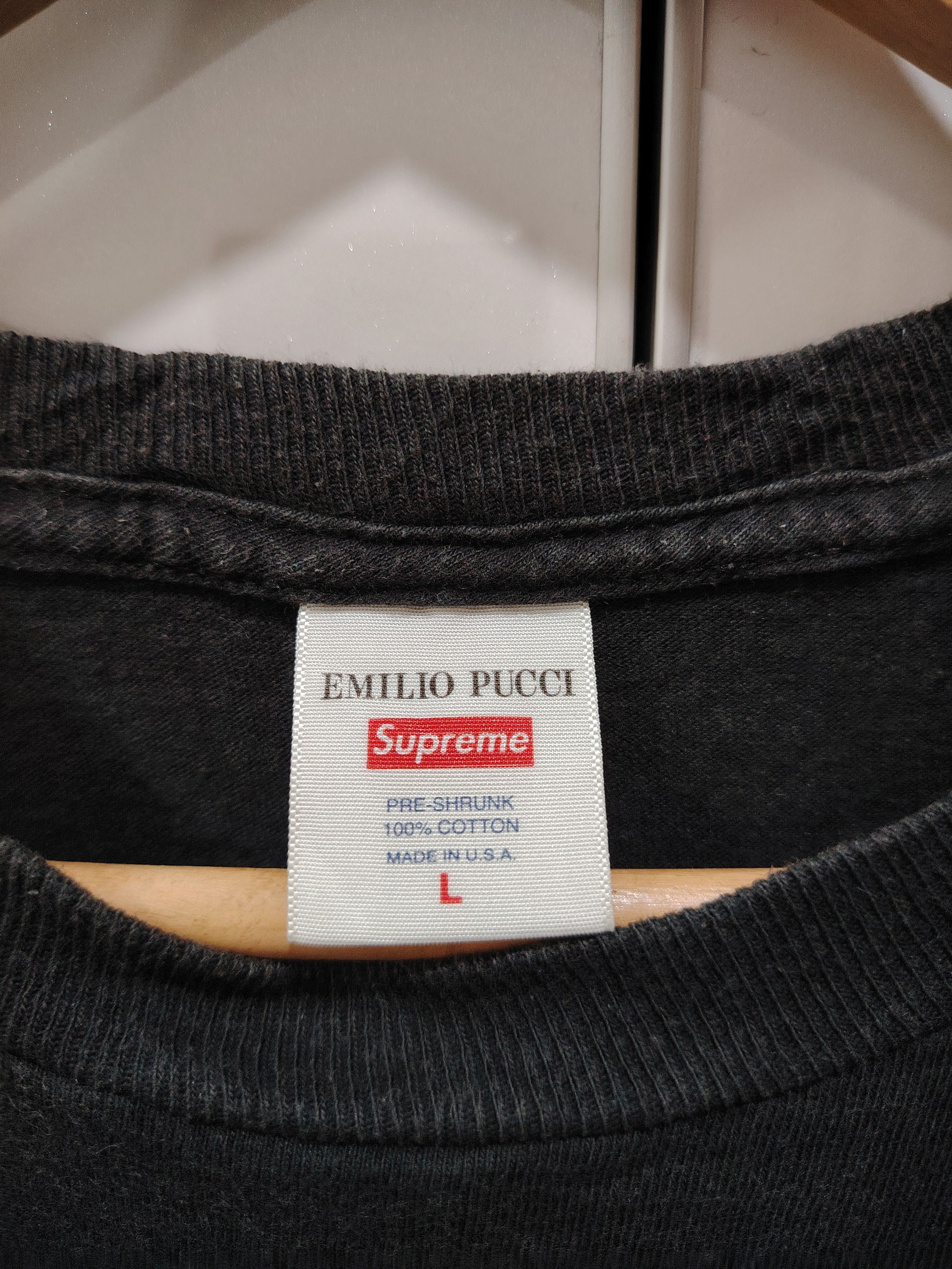 Supreme Supreme Emilio Pucci Box Logo T-shirt Size US L / EU 52-54 / 3 - 4 Thumbnail