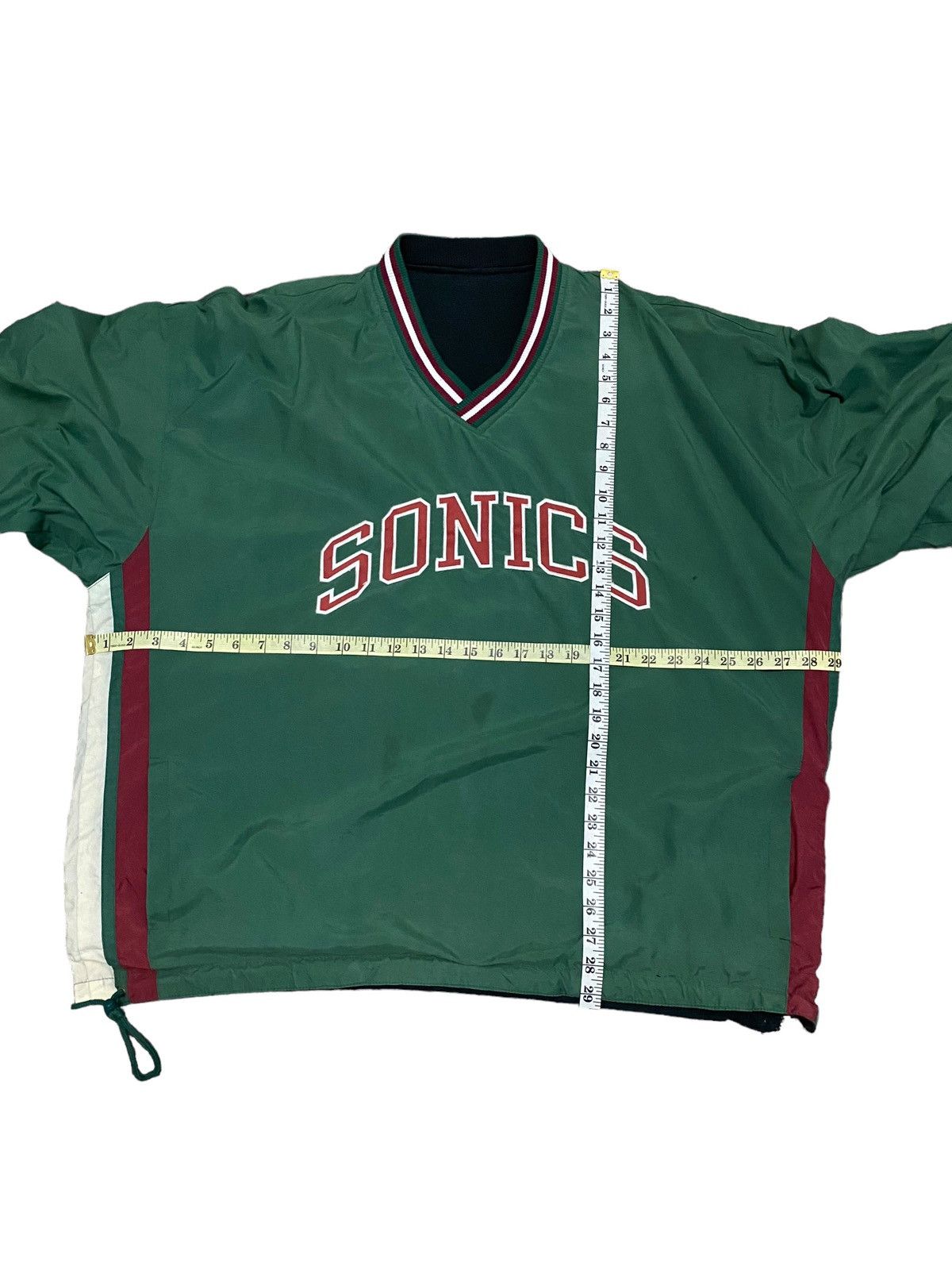 NBA Vintage Seattle supersonics Starter riversible sweatshirt Size US XL / EU 56 / 4 - 5 Thumbnail
