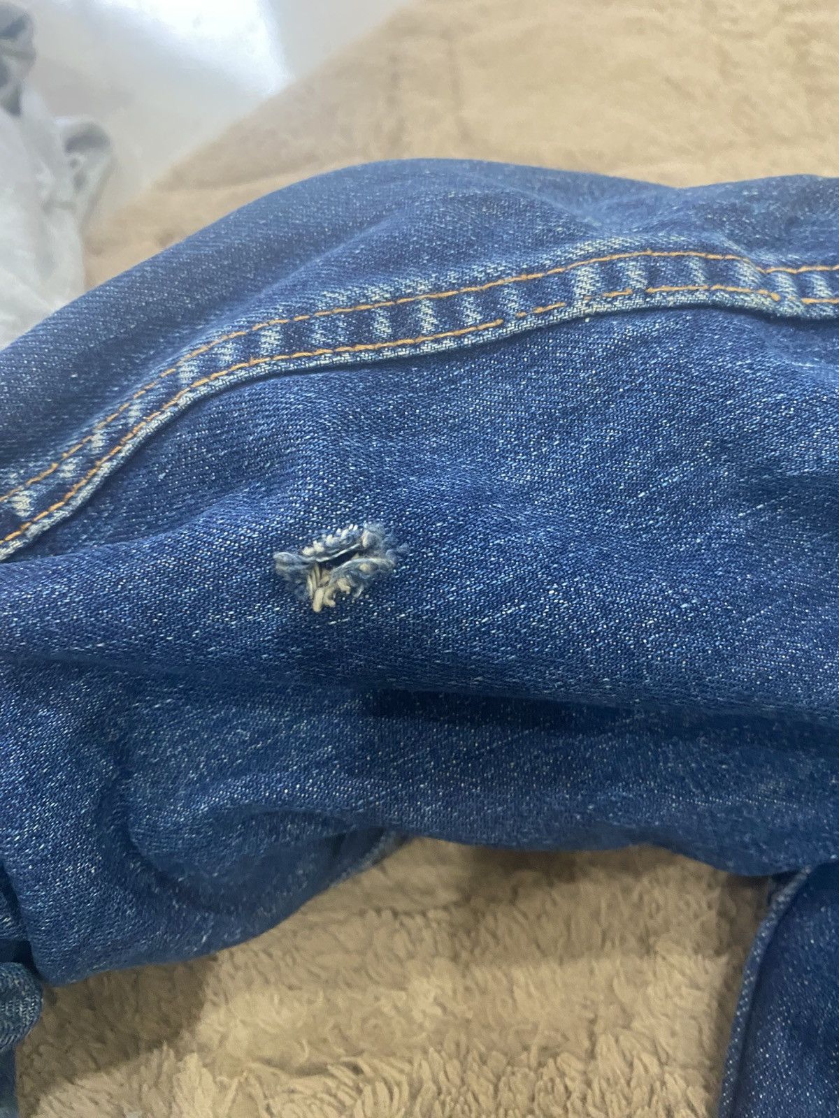 Levi's vintage levis big e jackets distres Size US L / EU 52-54 / 3 - 8 Thumbnail